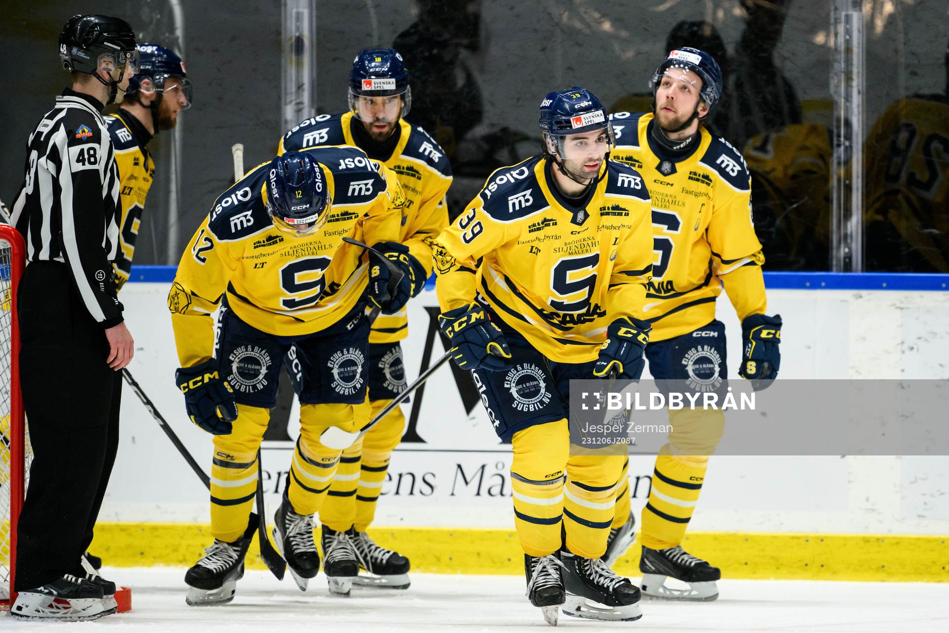 Södertälje SKs Stelio Mattheos jublar