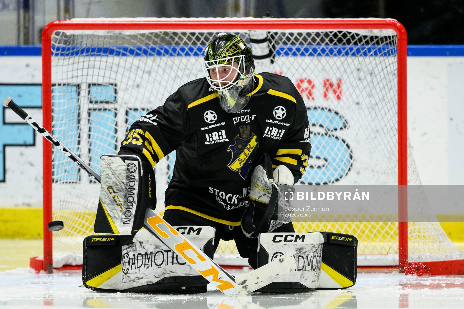 AIKs målvakt Antoine Bibeau