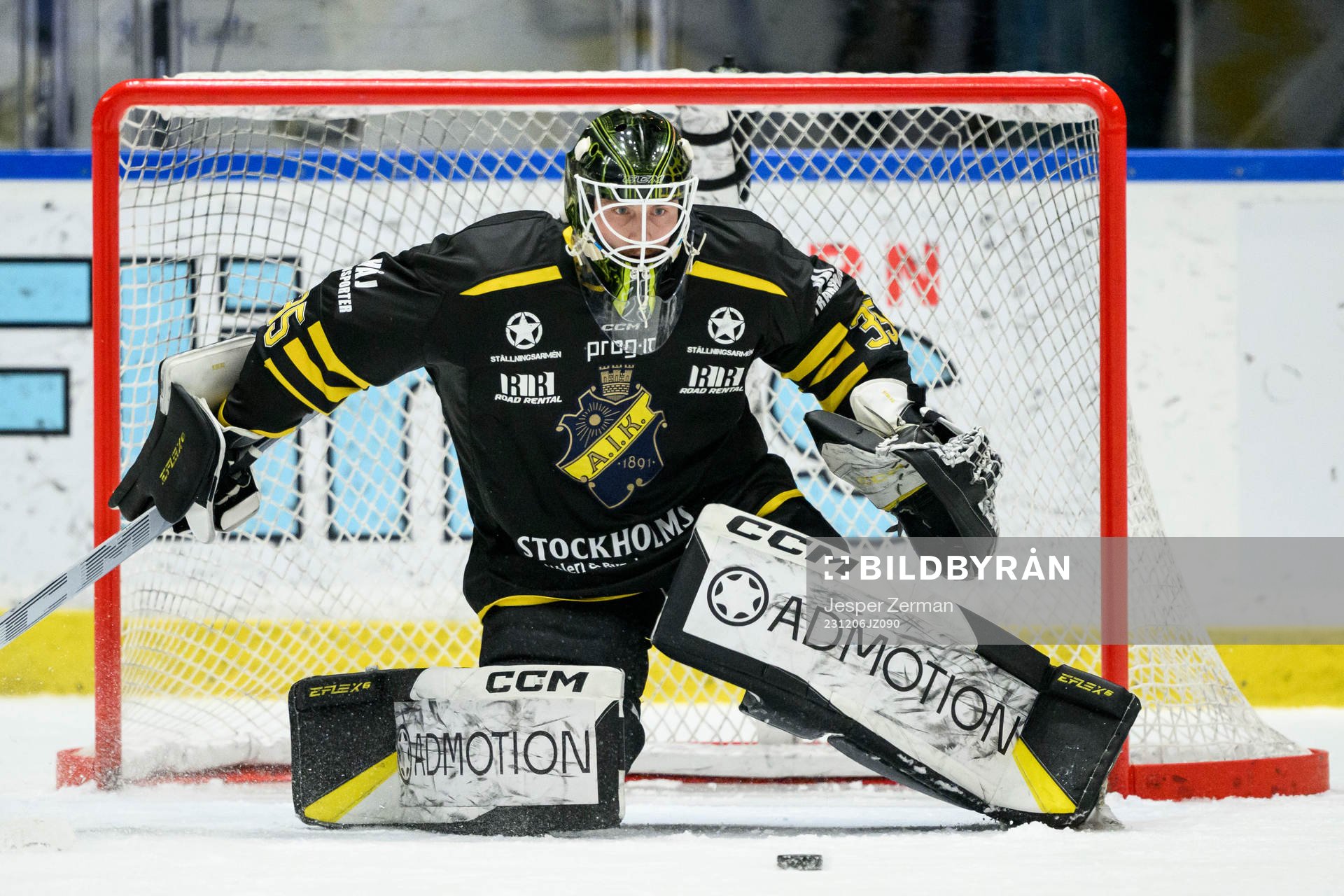 AIKs målvakt Antoine Bibeau