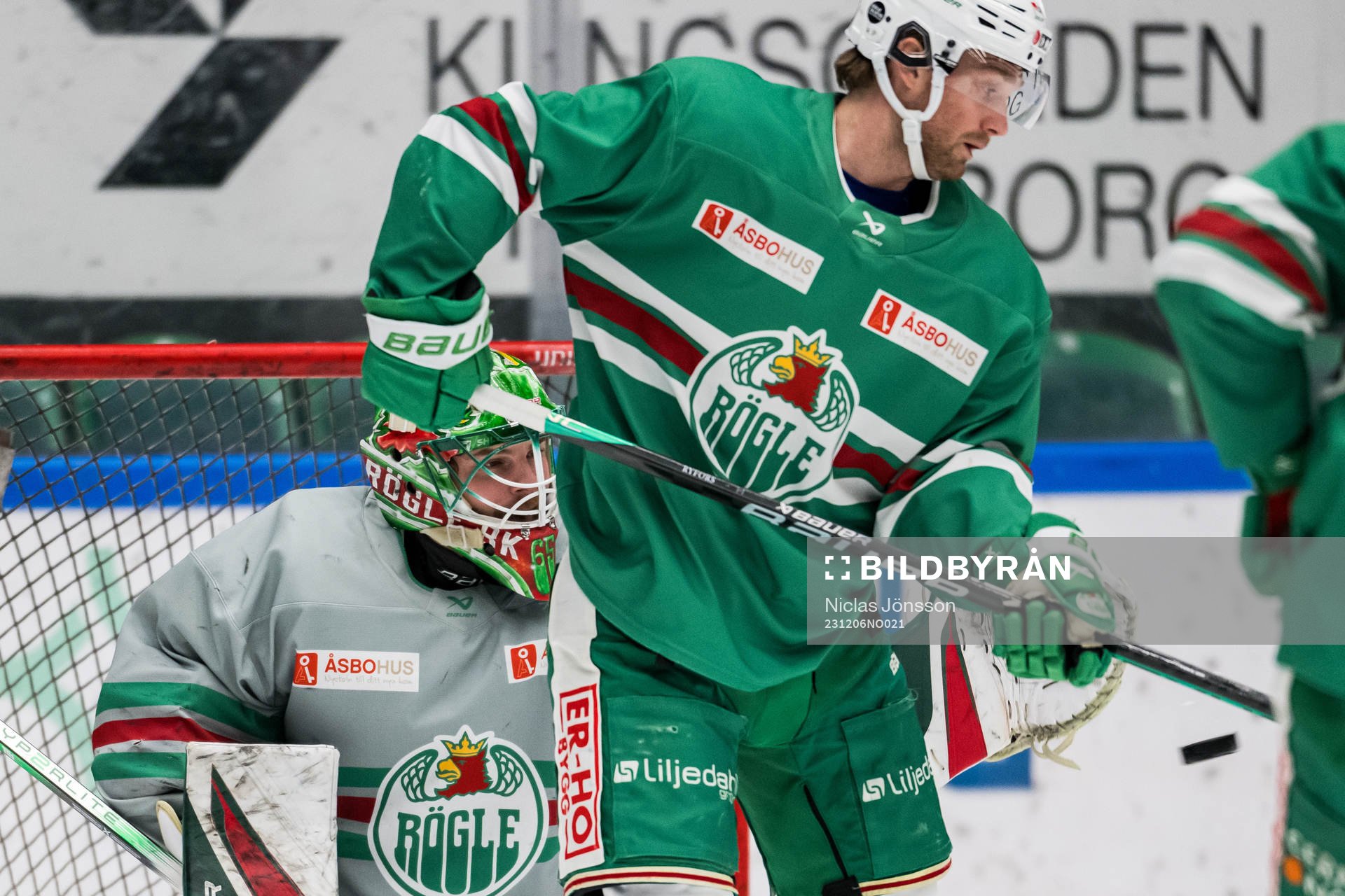 målvakt Christoffer Rifalk  och Simon Ryfors