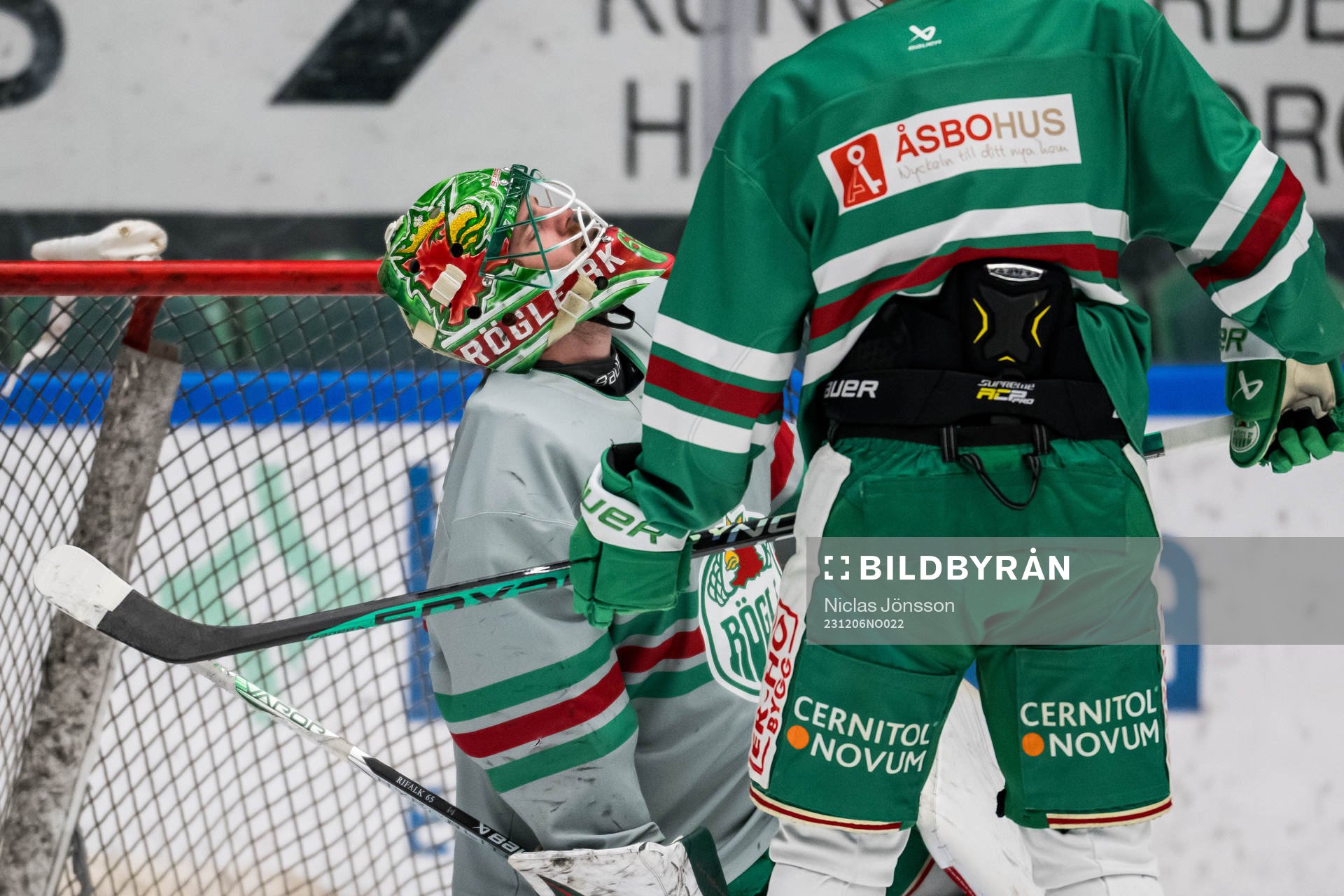 målvakt Christoffer Rifalk deppar