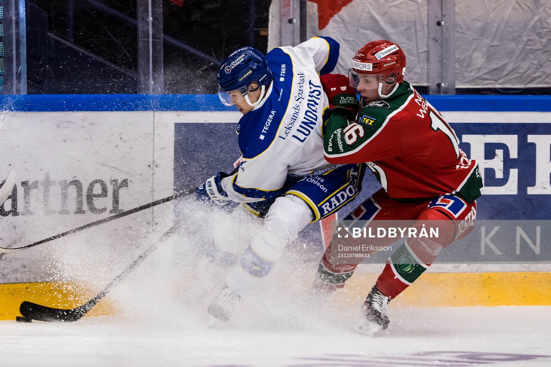 Leksands IFs Alexander Lundqvist och Frölunda HCs Otto