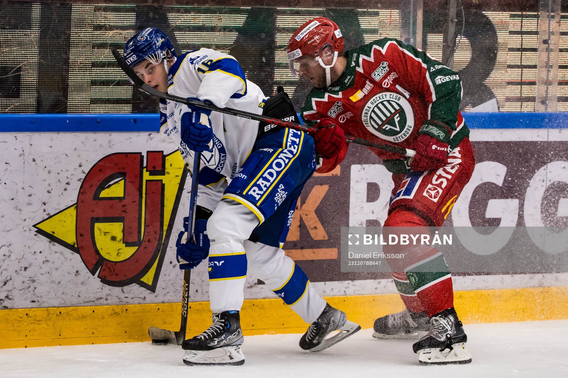 Leksands IFs Felix Unger Sörum och Frölunda HCs Christian