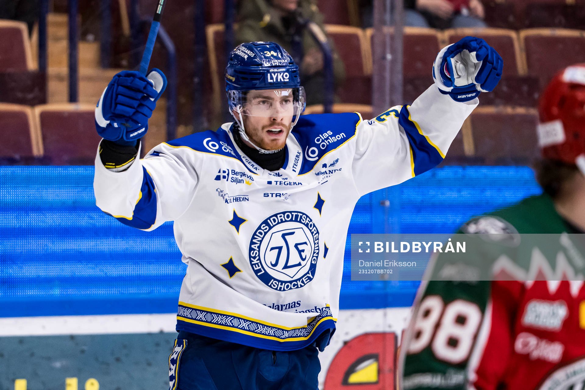 Leksands Peter Cehlarik jublar