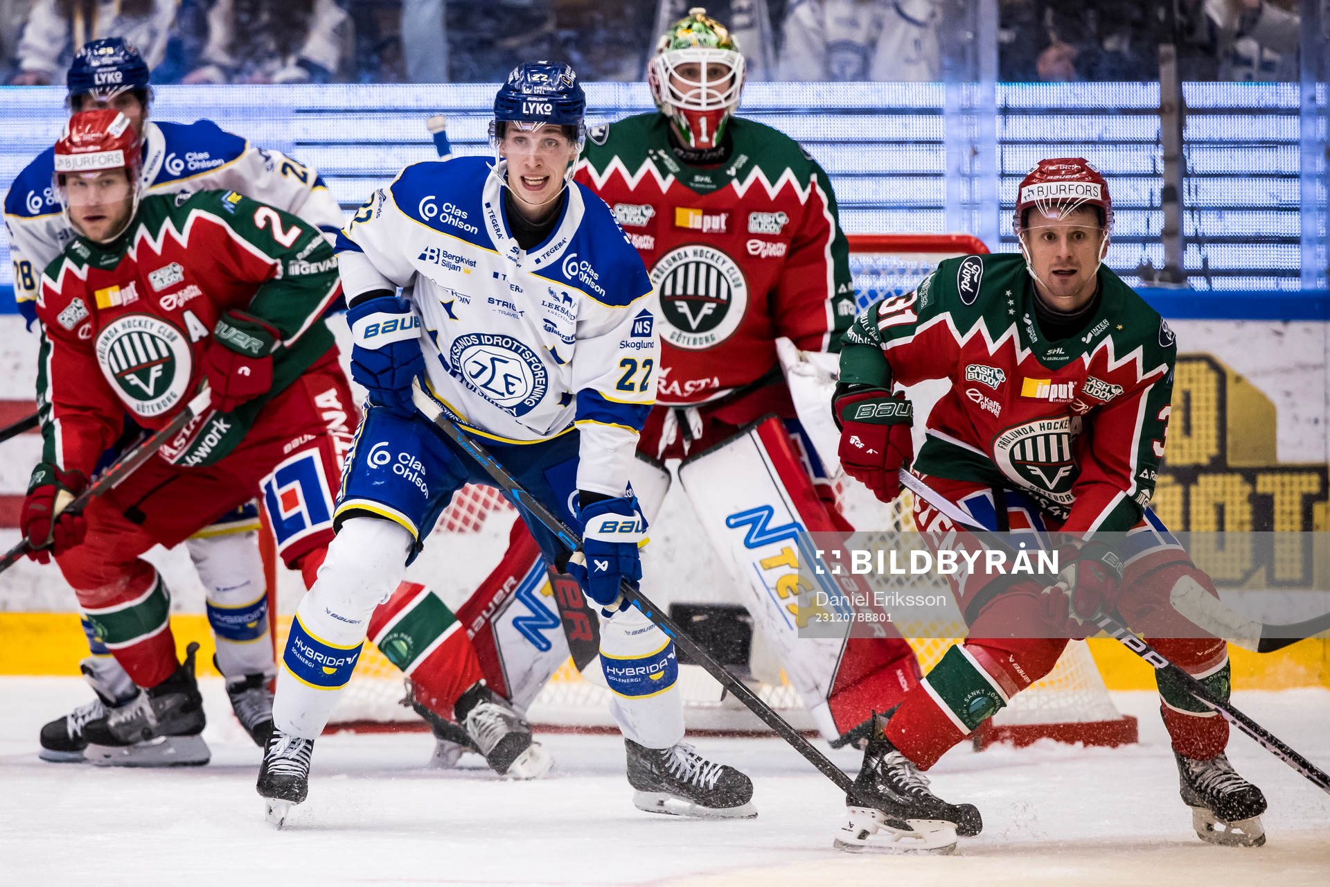 Leksands Lukas Vejdemo och Frölundas Nicklas Lasu