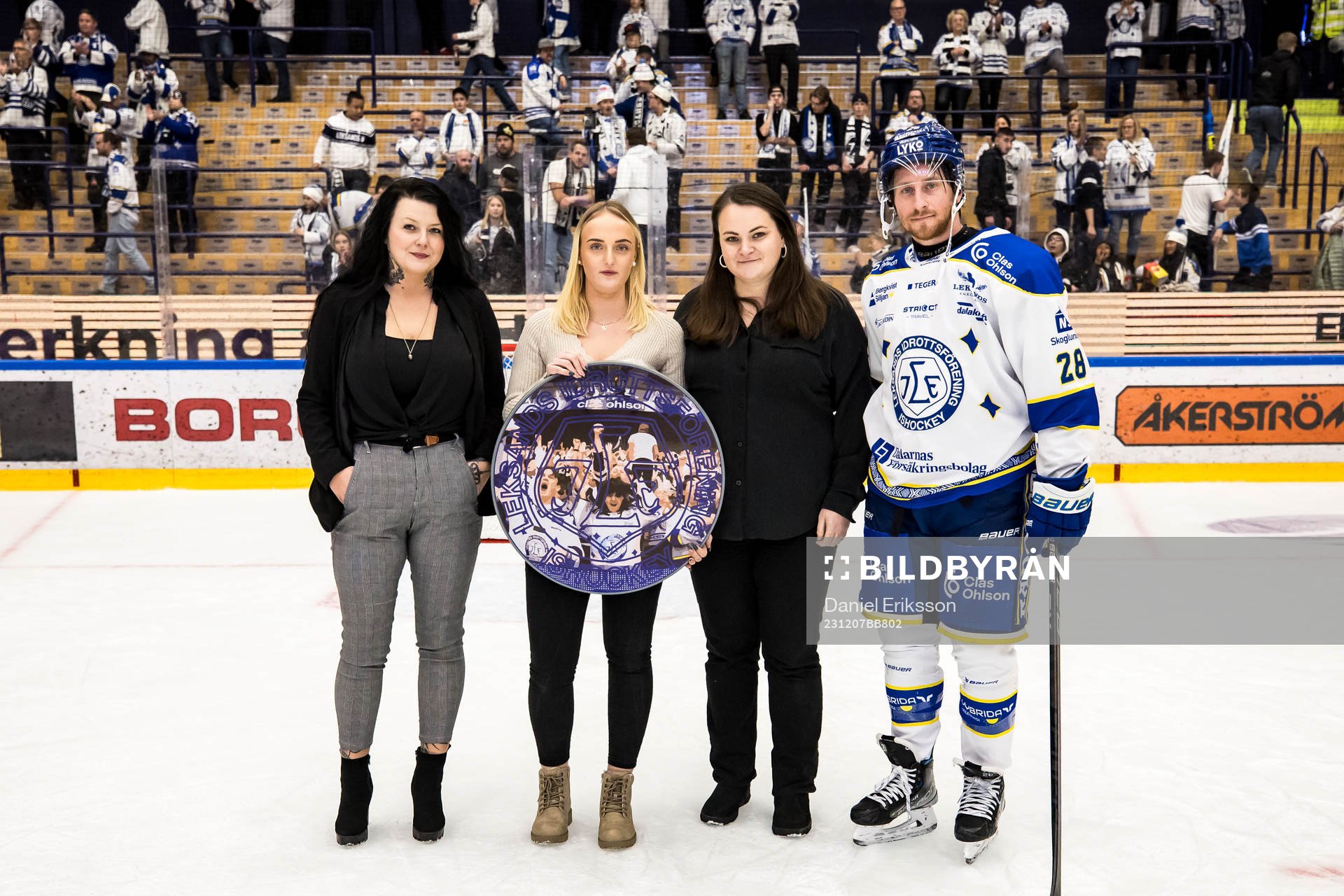 Leksands Justin Glenn Kloos utsedd till matchens lirare
