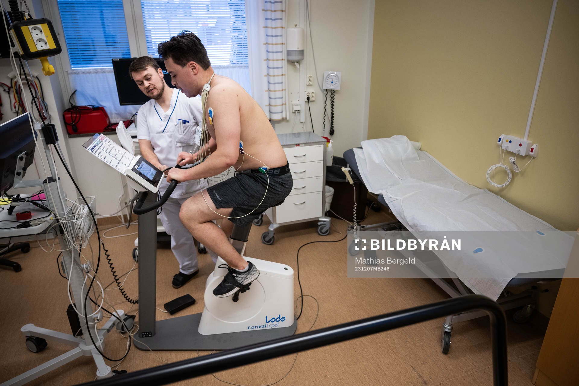 Biomedicinsk analytiker Filip Rolin och Frölunda J20s