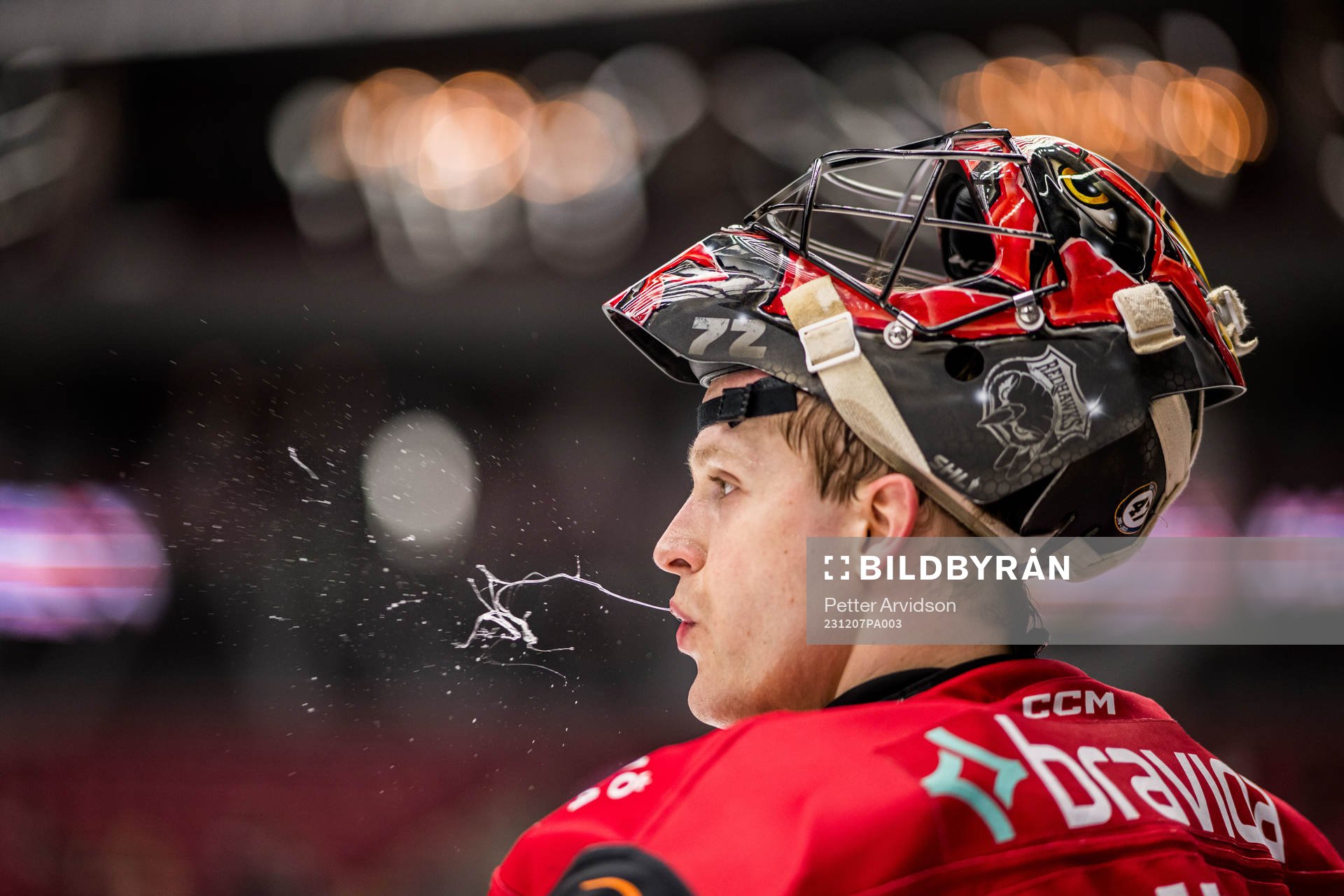 Malmö Redhawks målvakt Daniel Marmenlind