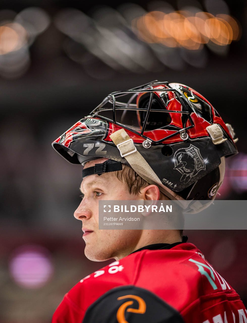 Malmö Redhawks målvakt Daniel Marmenlind