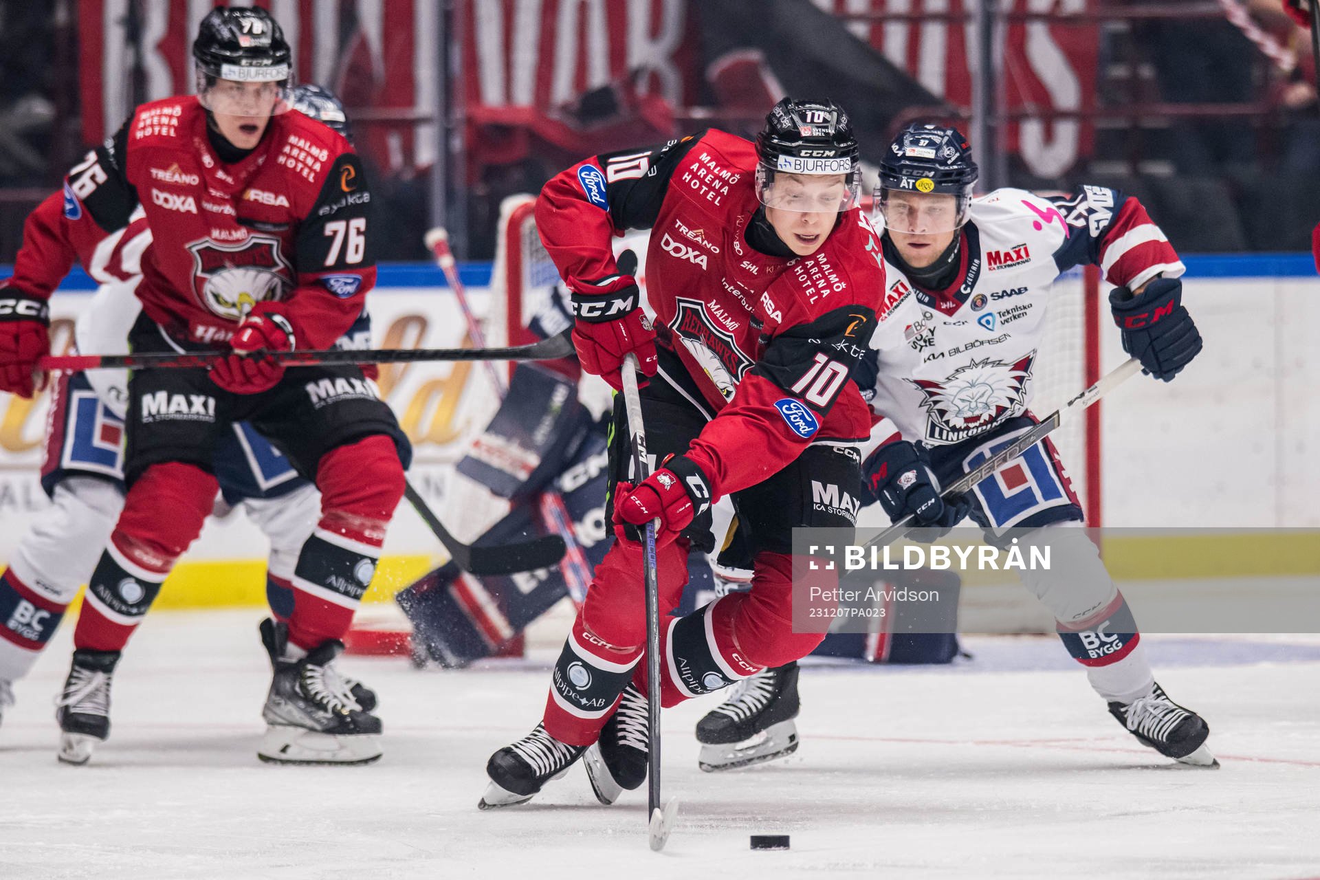 Malmö Redhawks William Von Barnekow och Linköpings Jesper