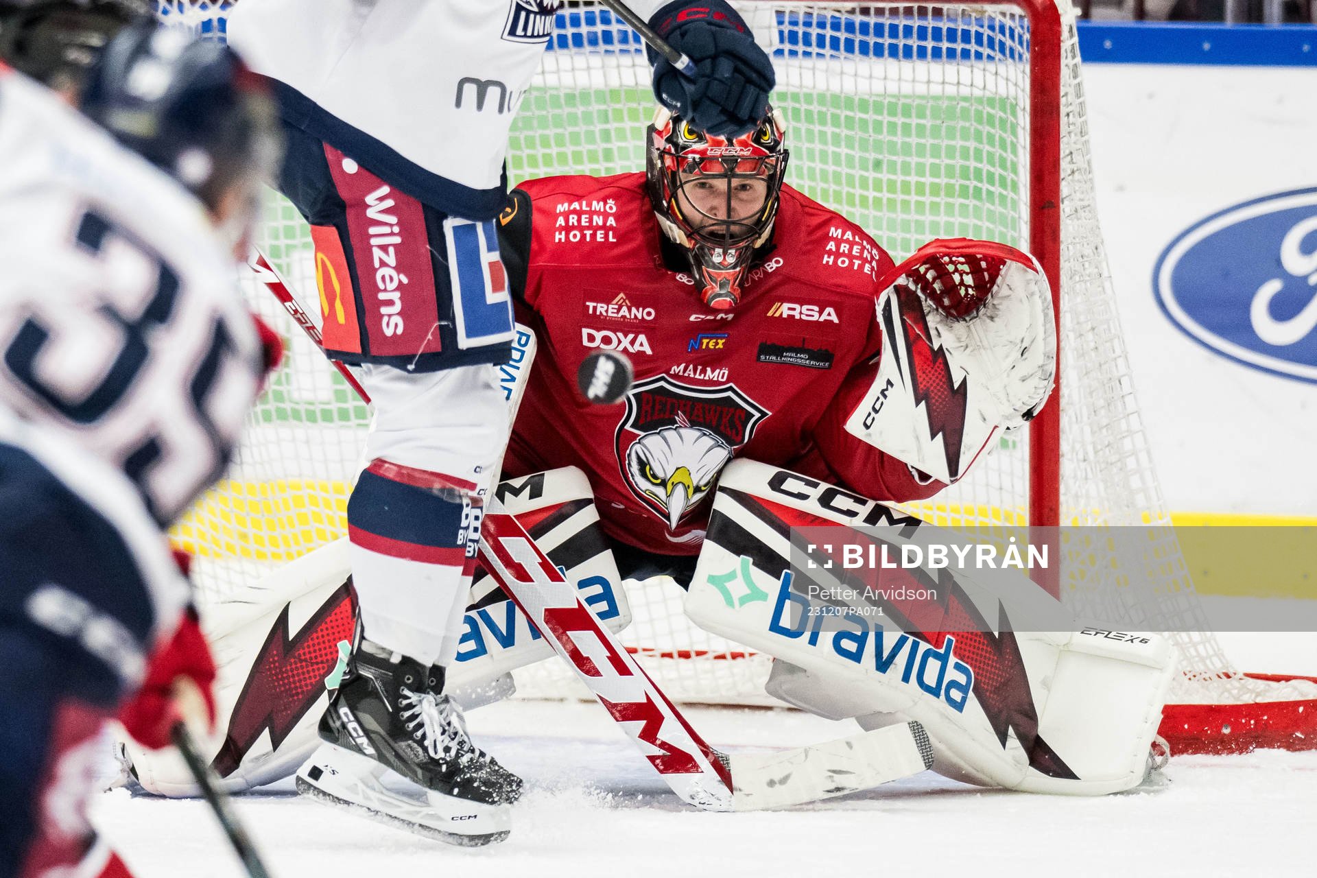 Malmö Redhawks målvakt Daniel Marmenlind