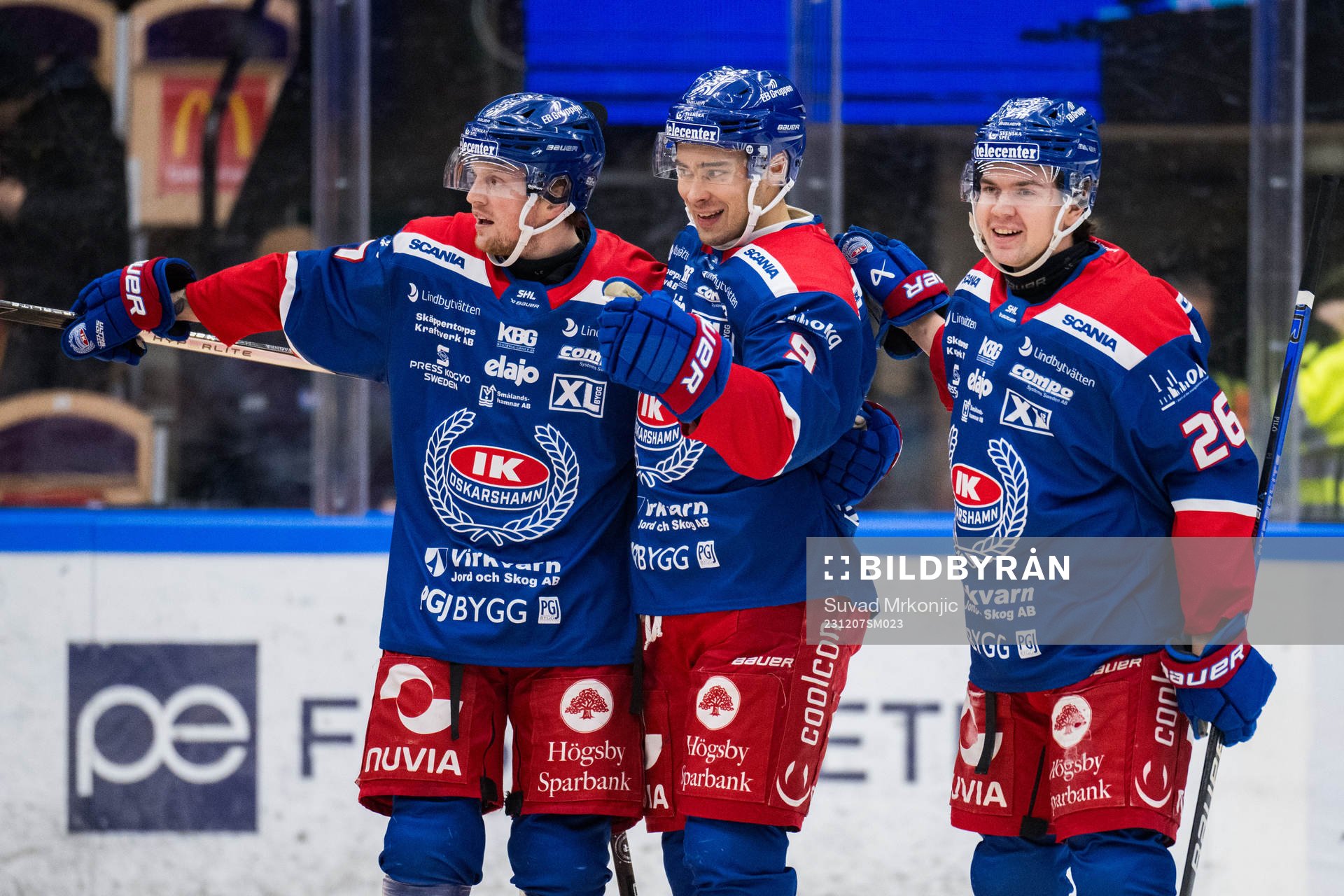 Oskarshamns Ahti Oksanen jublar