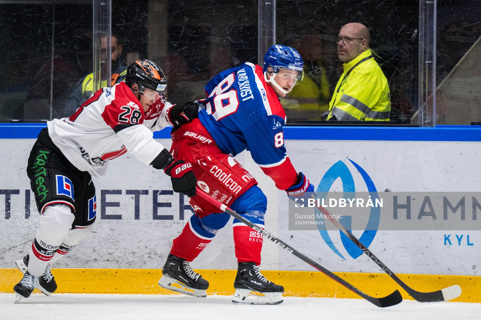 Örebros Linus Arnesson och Oskarshamns Patrik Karlkvist
