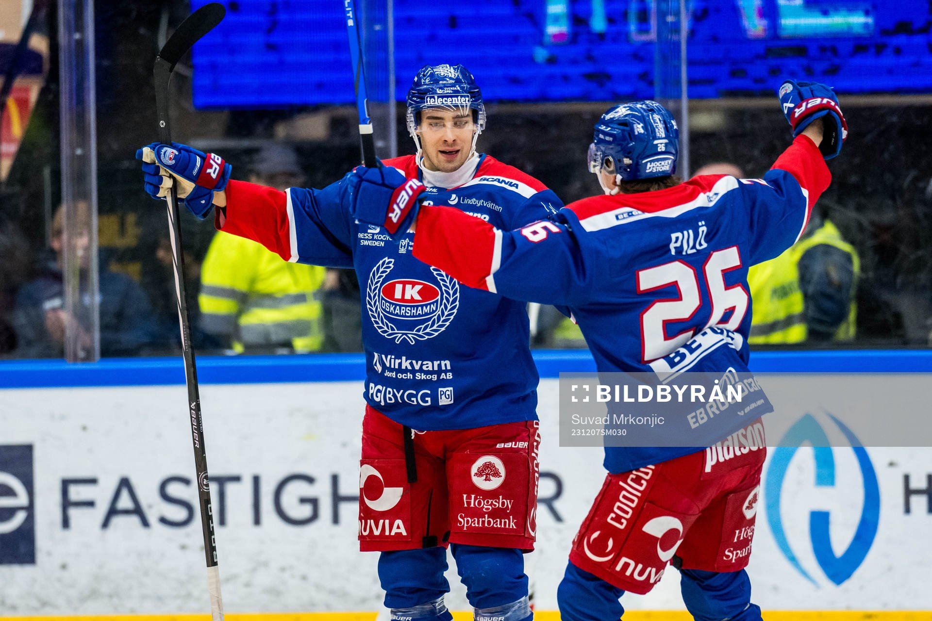 Oskarshamns Ahti Oksanen jublar