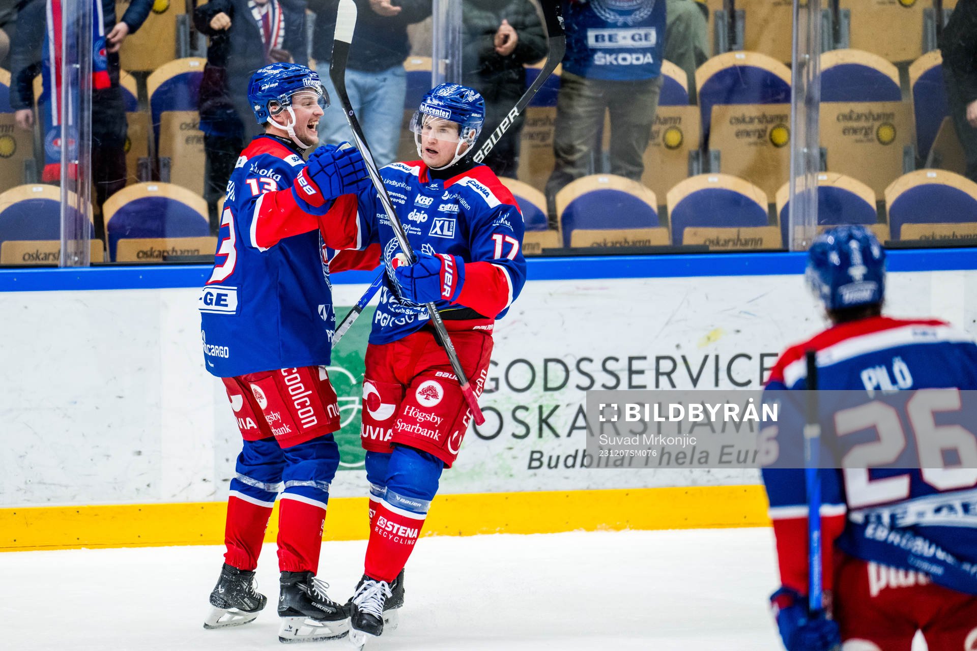 Oskarshamns Jonas Engström jublar