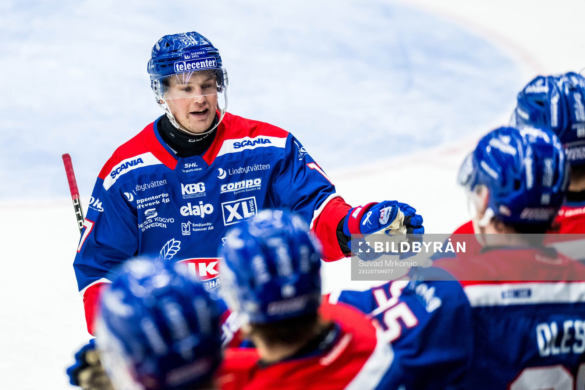 Oskarshamns Jonas Engström jublar