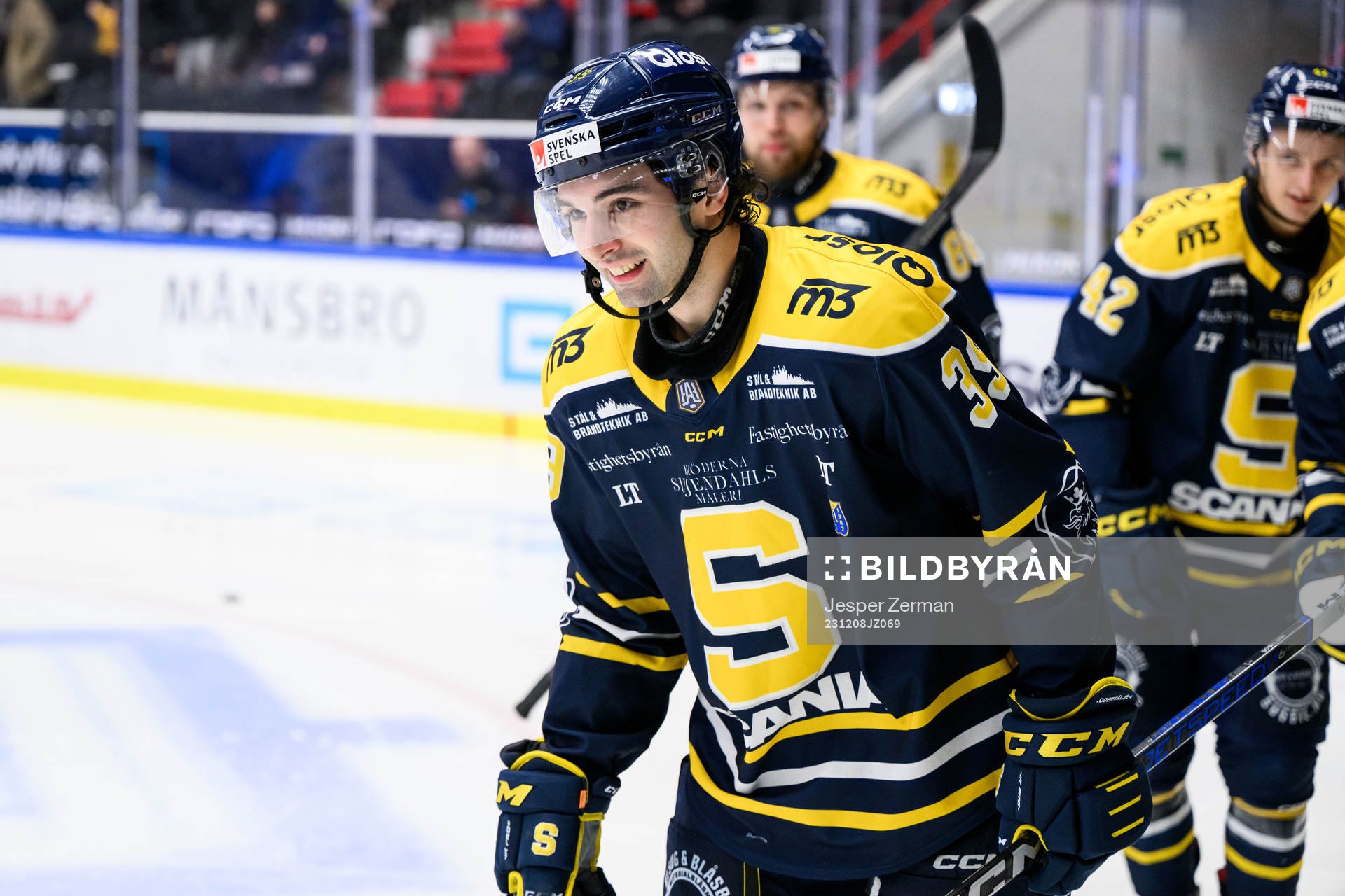 Södertäljes Stelio Mattheos jublar
