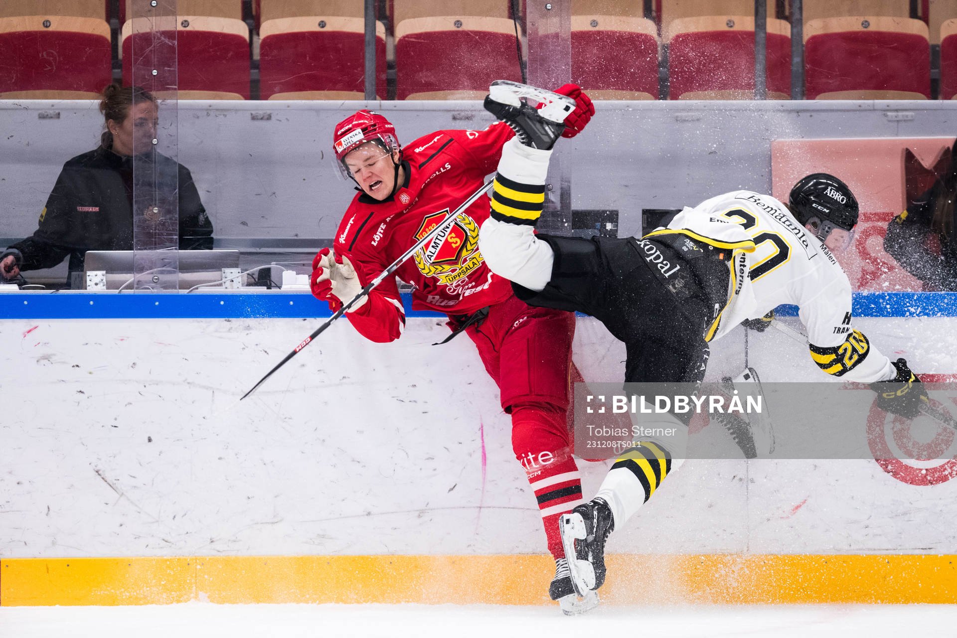 Almtunas Leon Lerebäck och AIKs Rasmus Rudslätt