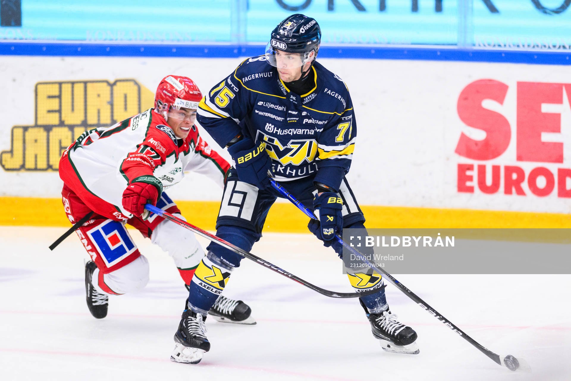 Frölundas Isac Born och HV71s Radan Lenc