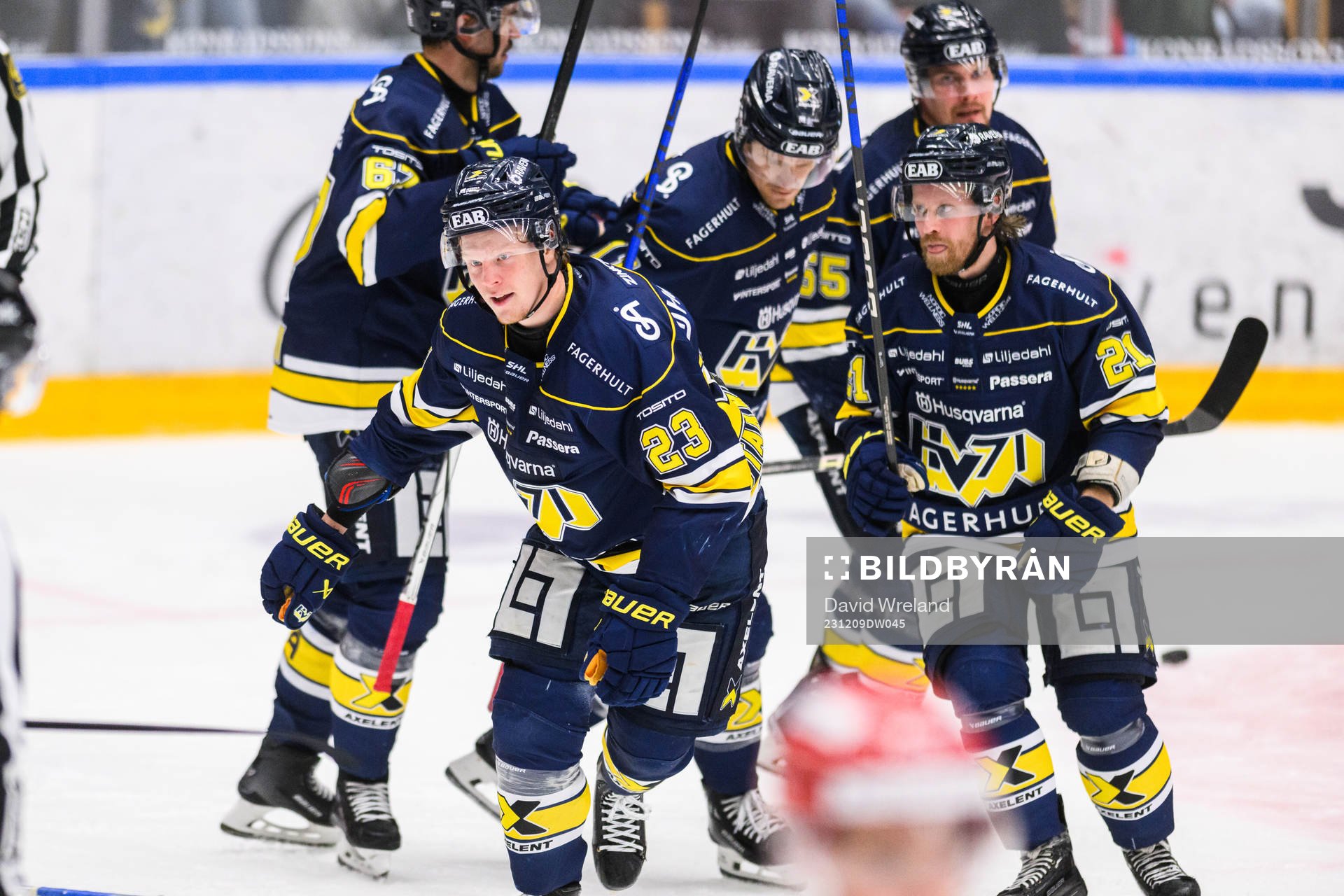 HV71s Åke Stakkestad  jublar