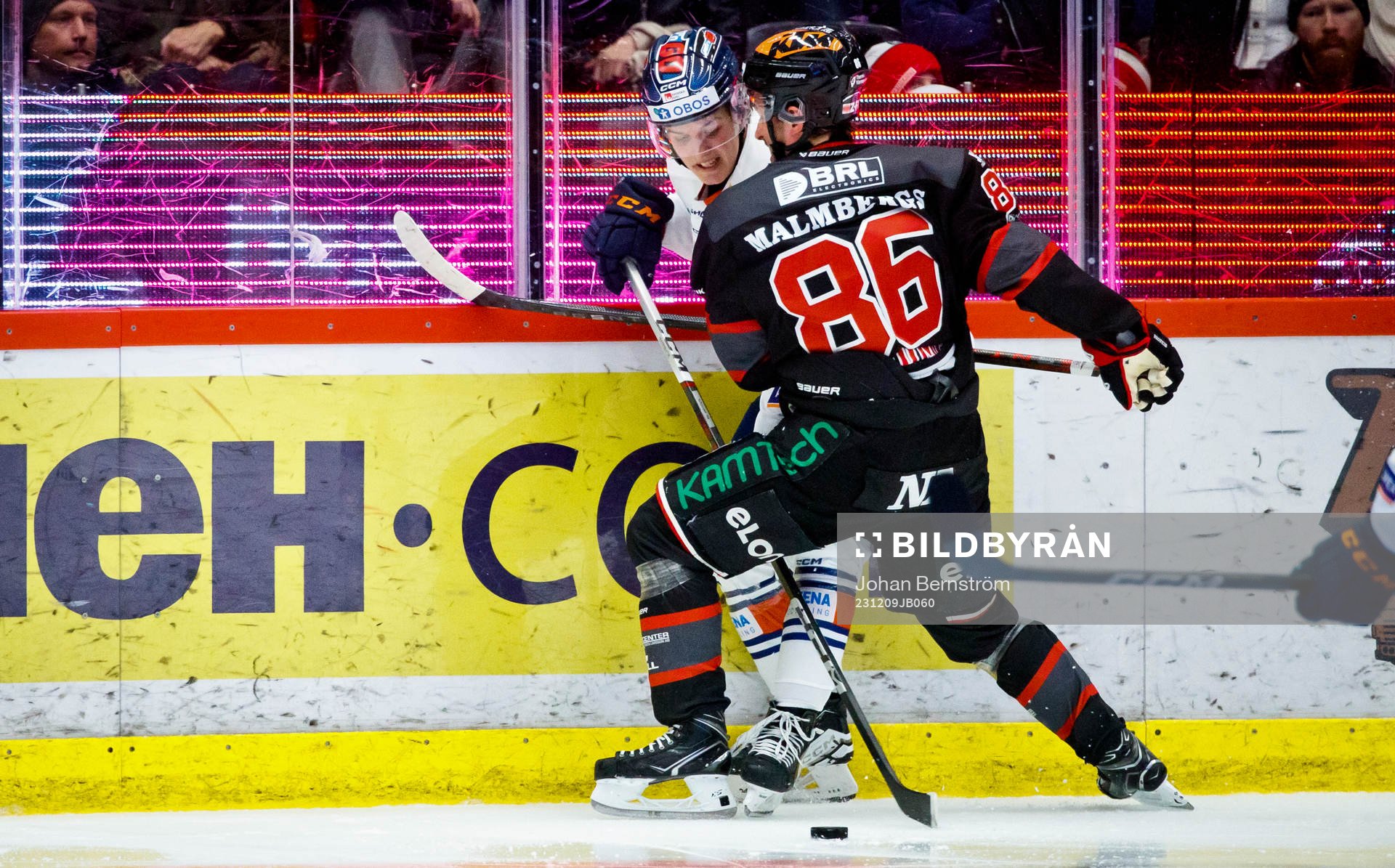 Växjös Fabian Hellström och Örebros Mathias Bromé