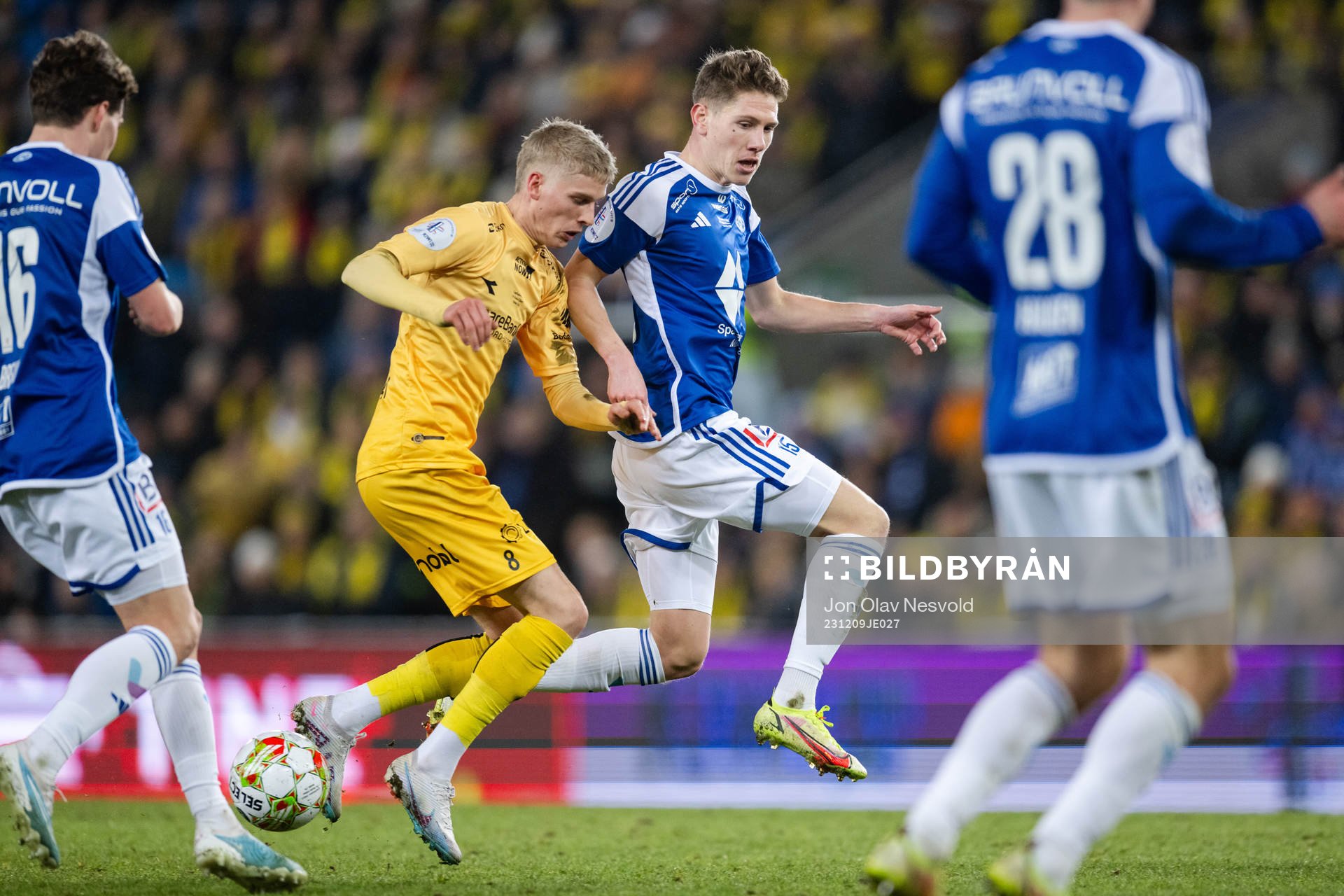 Albert Grønbæk of Bodø/Glimt and Markus Andre Kaasa of