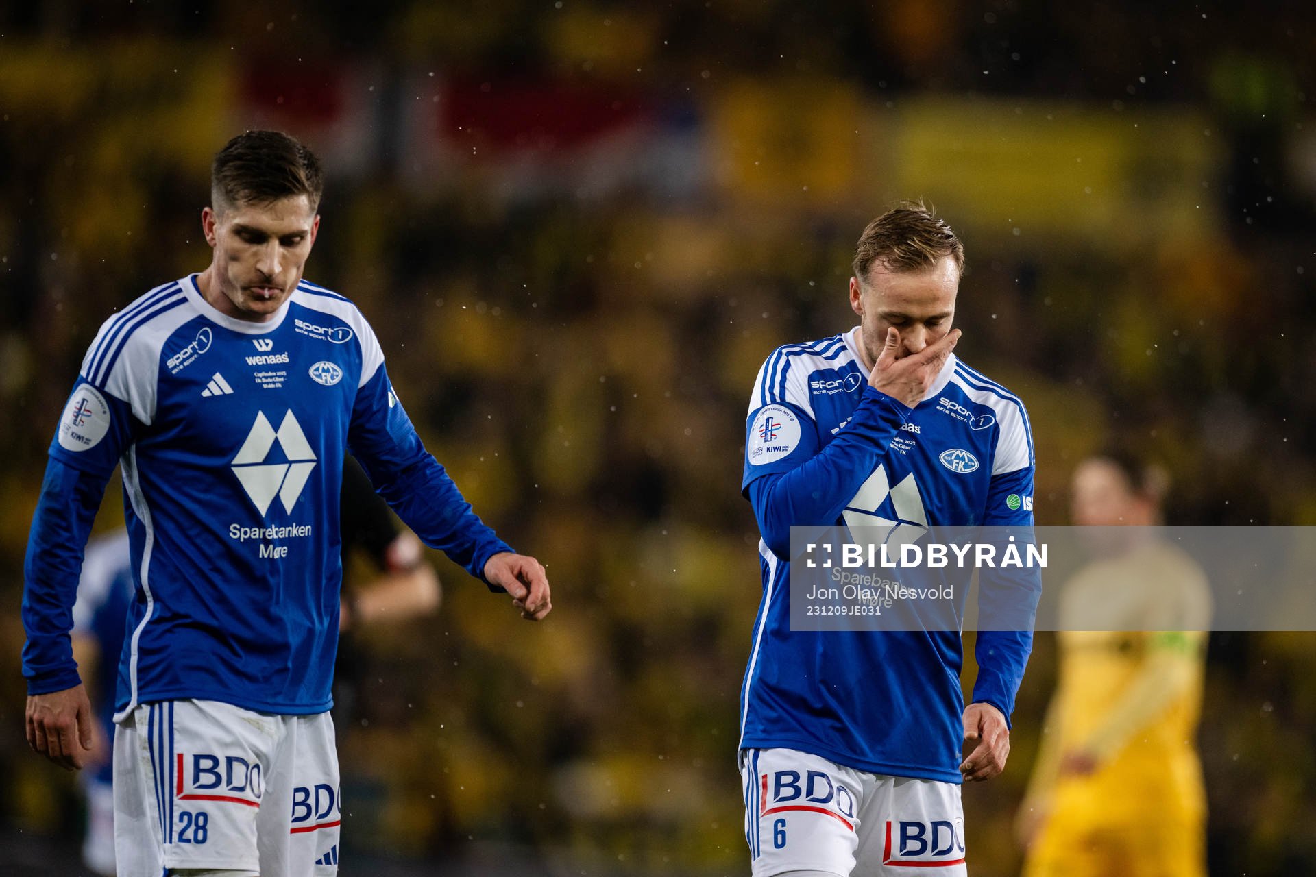 Kristoffer Haugen and Martin Ellingsen of Molde look
