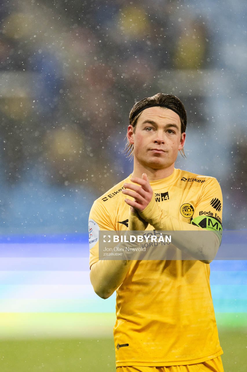 Patrick Berg of Bodø/Glimt looks dejected