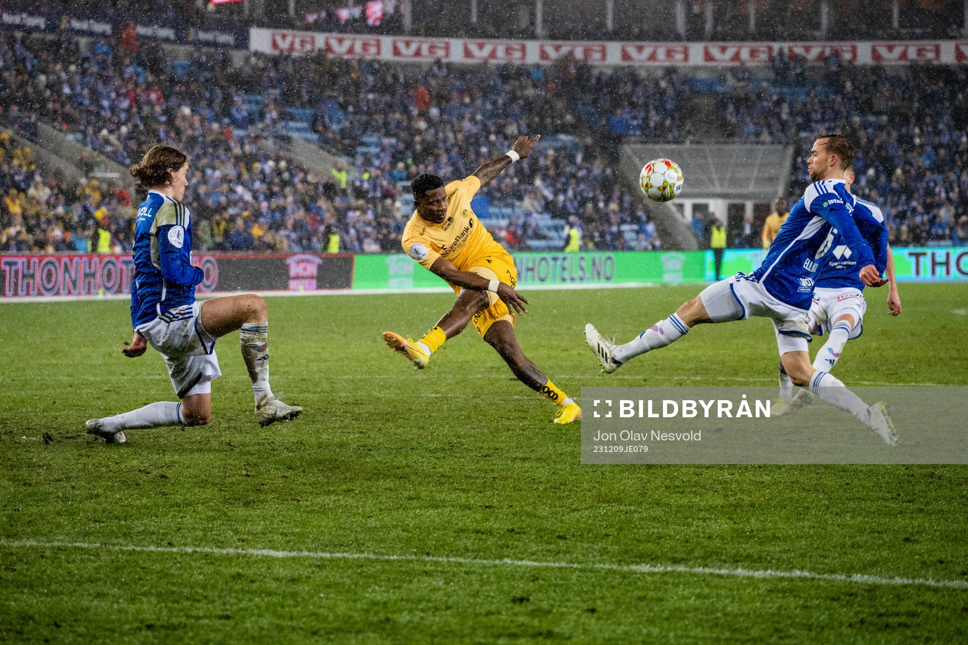 Pemi Moumbagna Faris and Martin Ellingsen of Molde