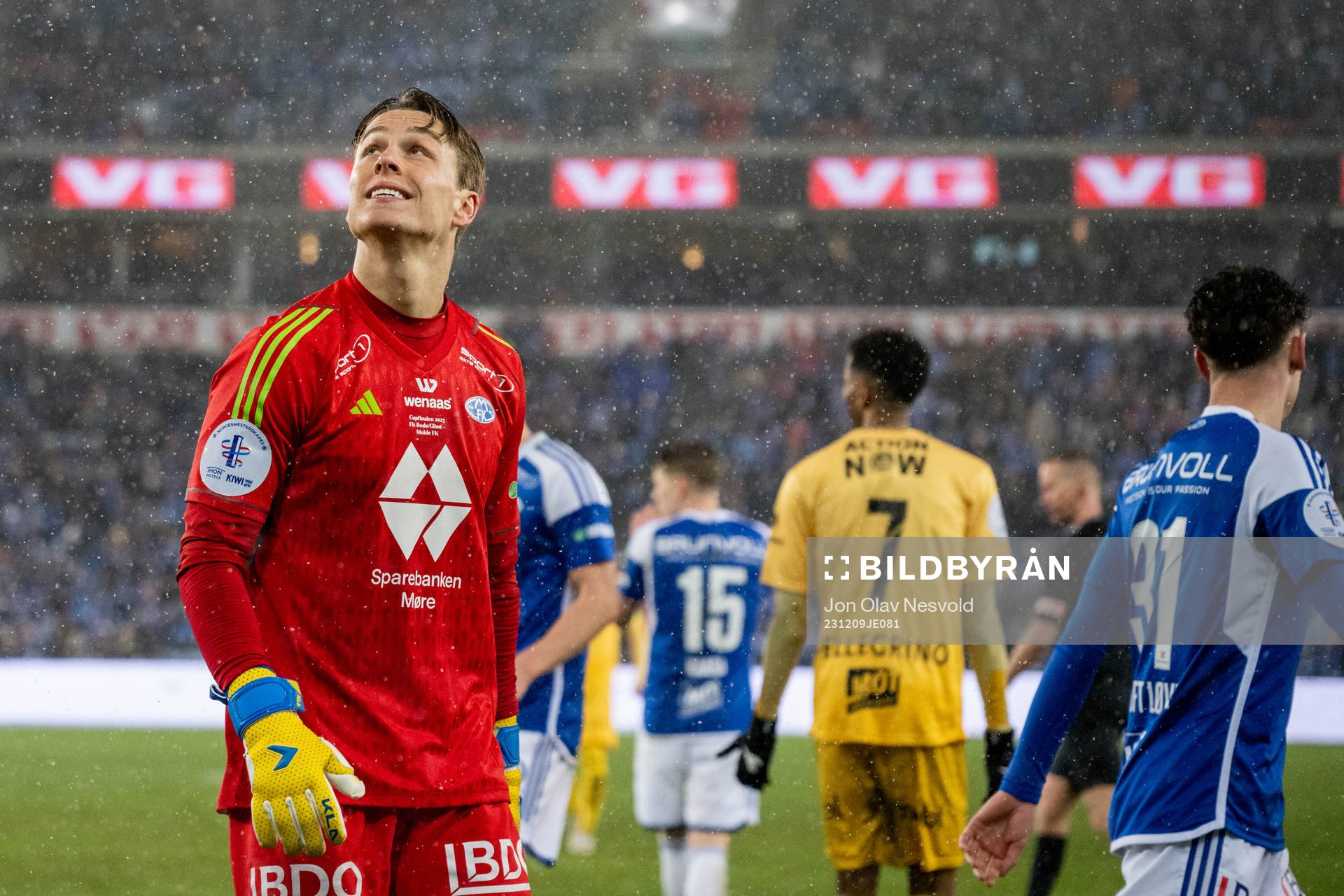 Goalkeeper Oliver Petersen of Molde