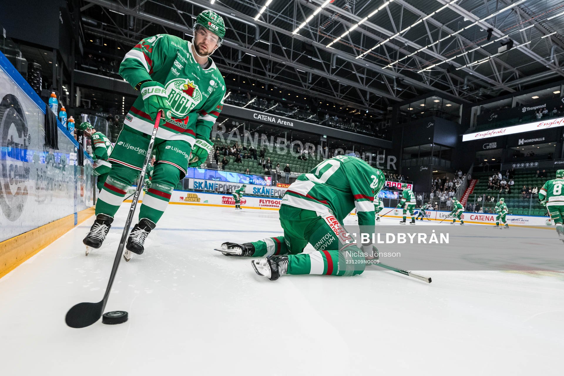 Rögles Lukas Ekeståhl-Jonsson och Lian Bichsel