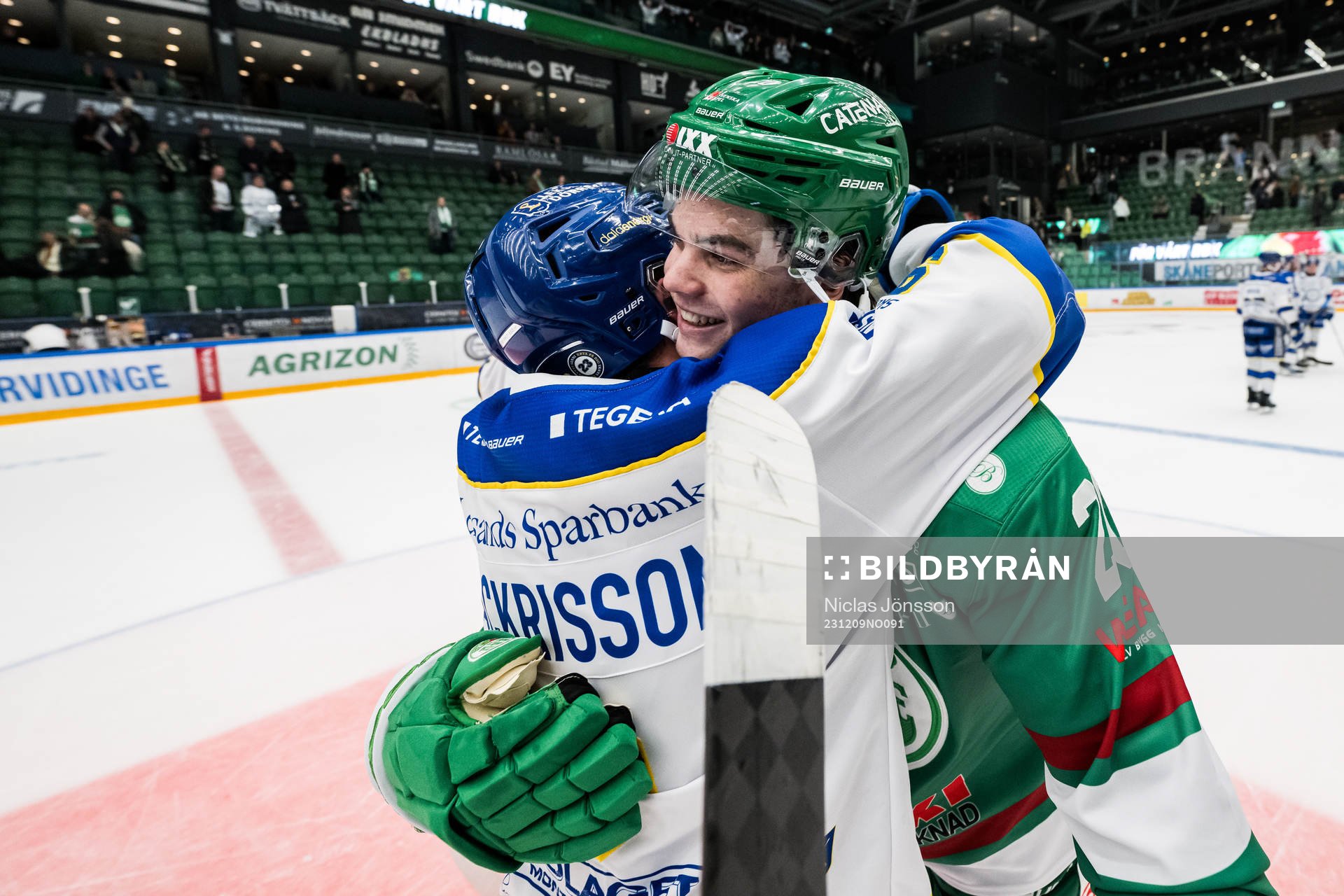 Leksands Patrik Zackrisson och Rögles Lian Bichsel