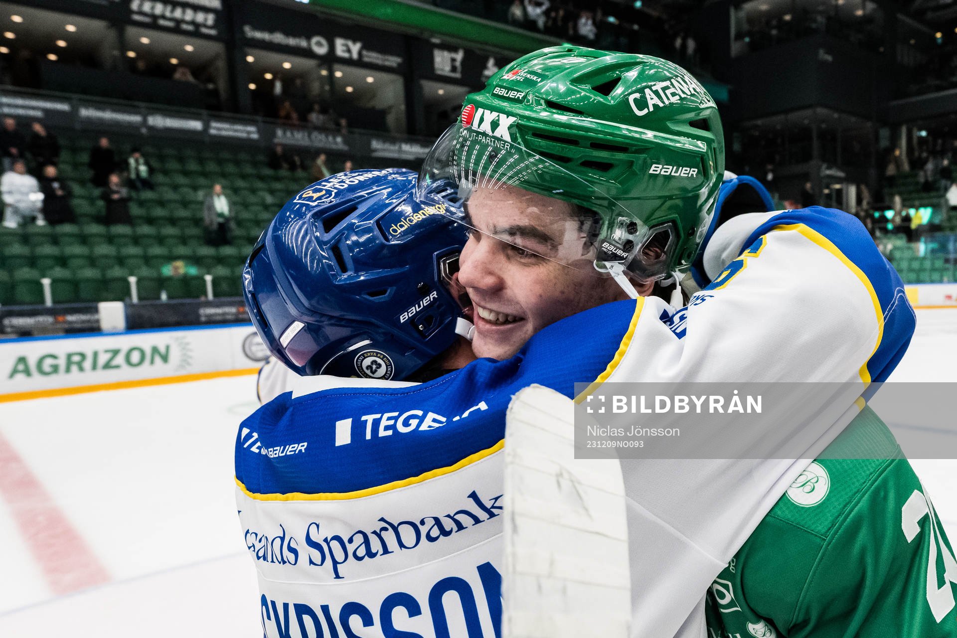 Leksands Patrik Zackrisson och Rögles Lian Bichsel