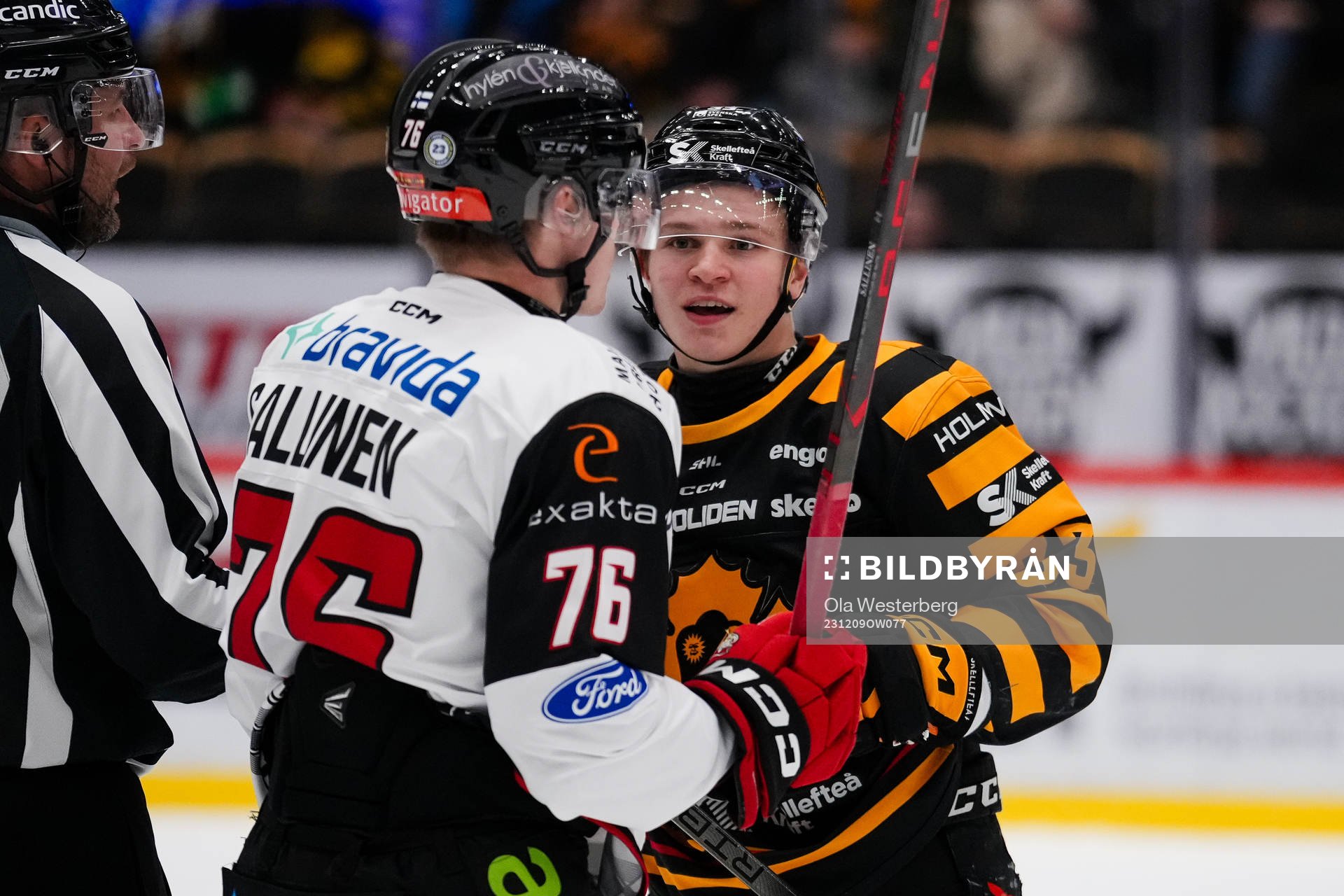 Malmö Redhawks Tomi Sallinen och Skellefteås Zeb