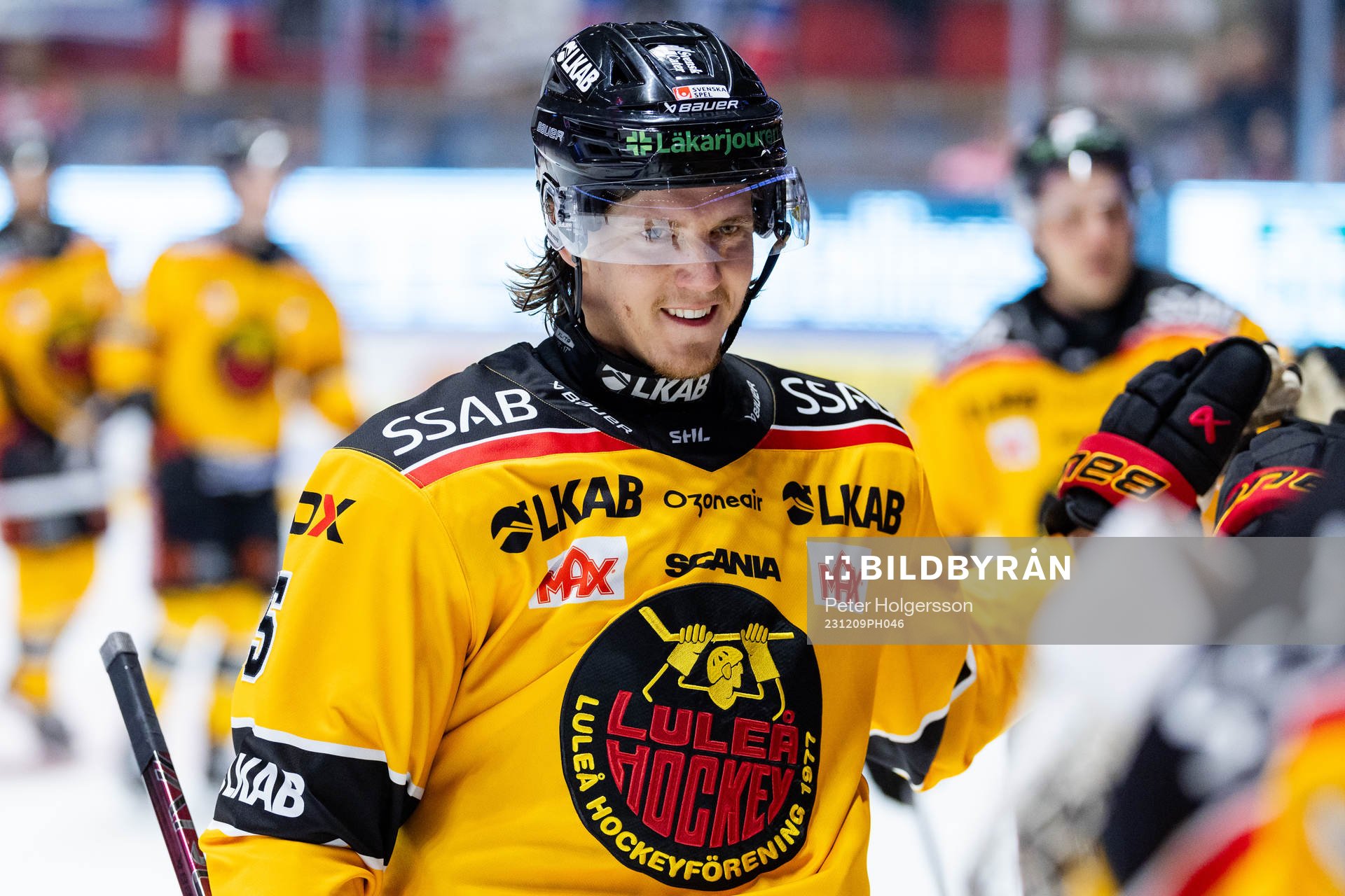Luleås Marcus Hardegård jublar