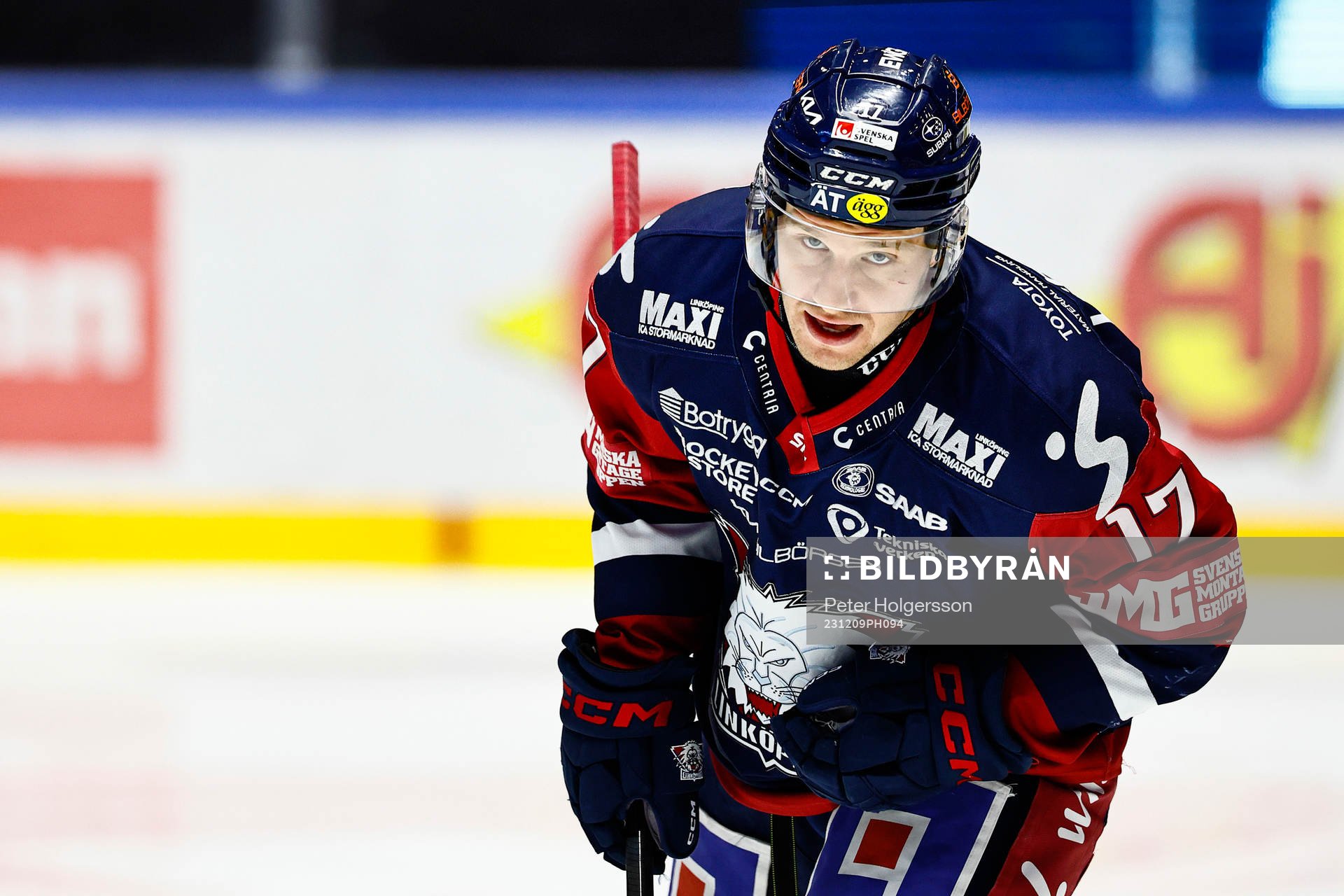 Linköpings Sebastian Strandberg jublar