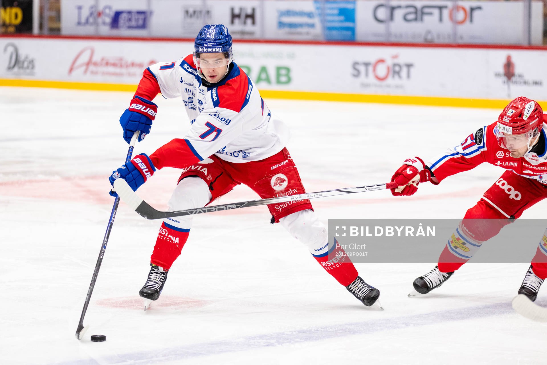 Oskarshamns Viktor Lodin och Timrås Anton Lander