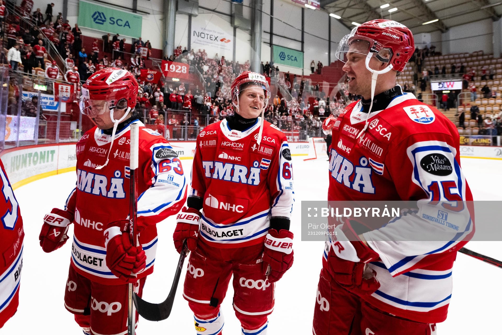 Timrås Axel Rindell och Panu Mieho