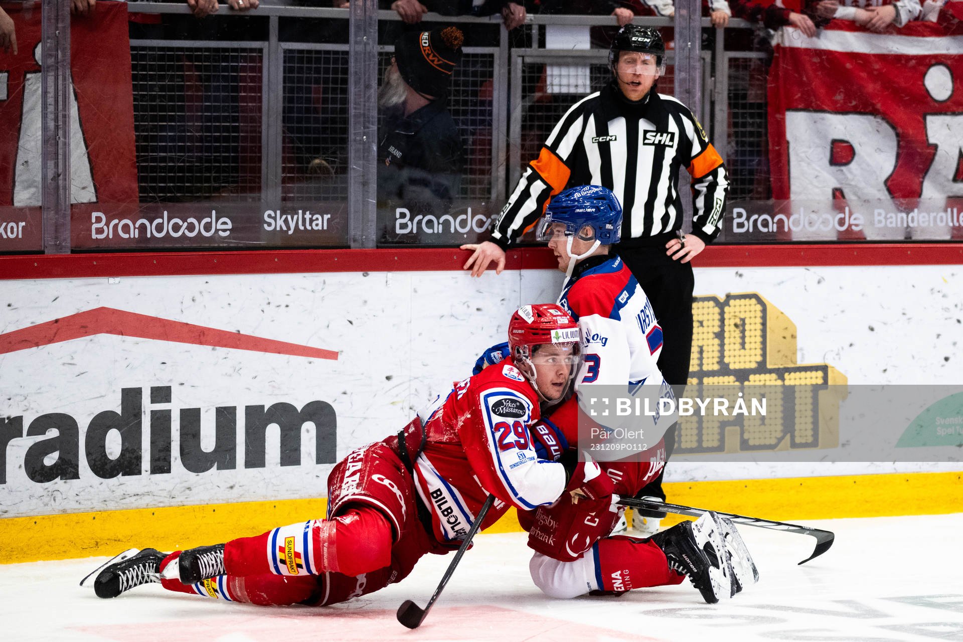 Timrås Filip Hållander och Oskarshamns Niclas Burström