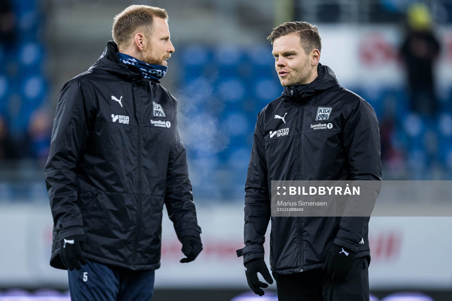 Dan Peter Ulvestad of Kristiansund and Sander Håskjold