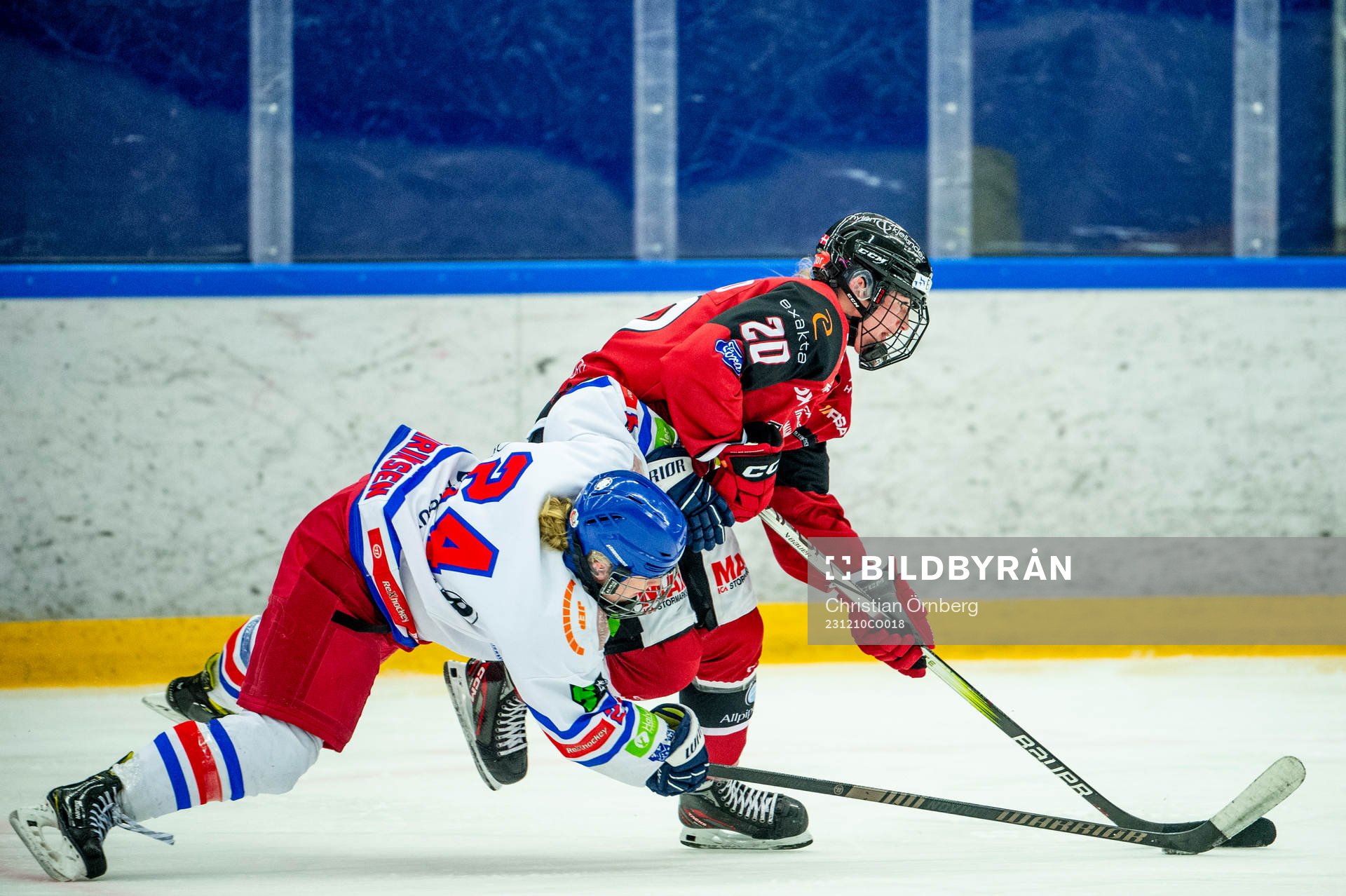 Malmö Redhawks Silke Glud mot Hvidovres Julie Røder