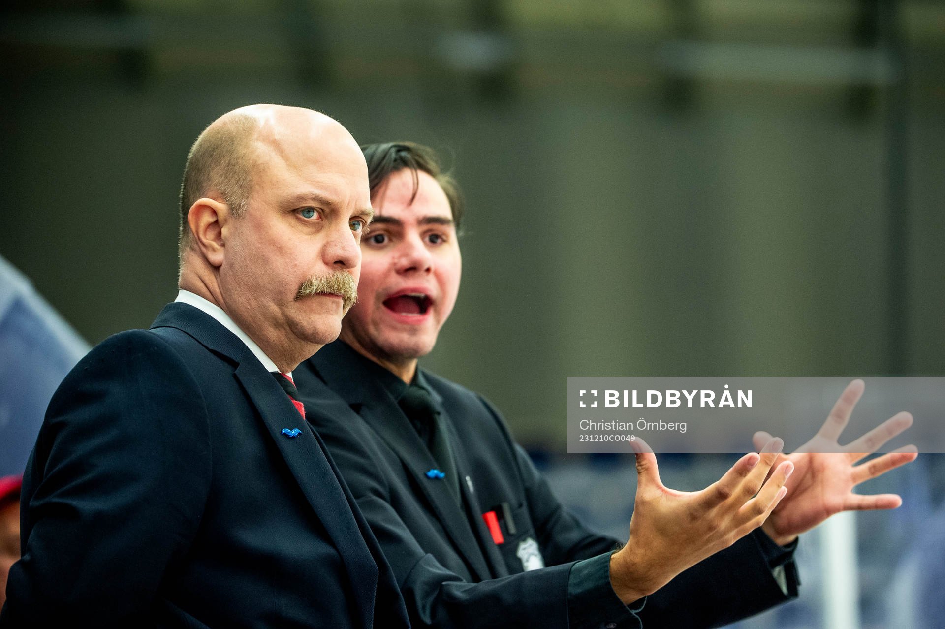 Malmö Redhawks tränare Henrik Palm och assisterande