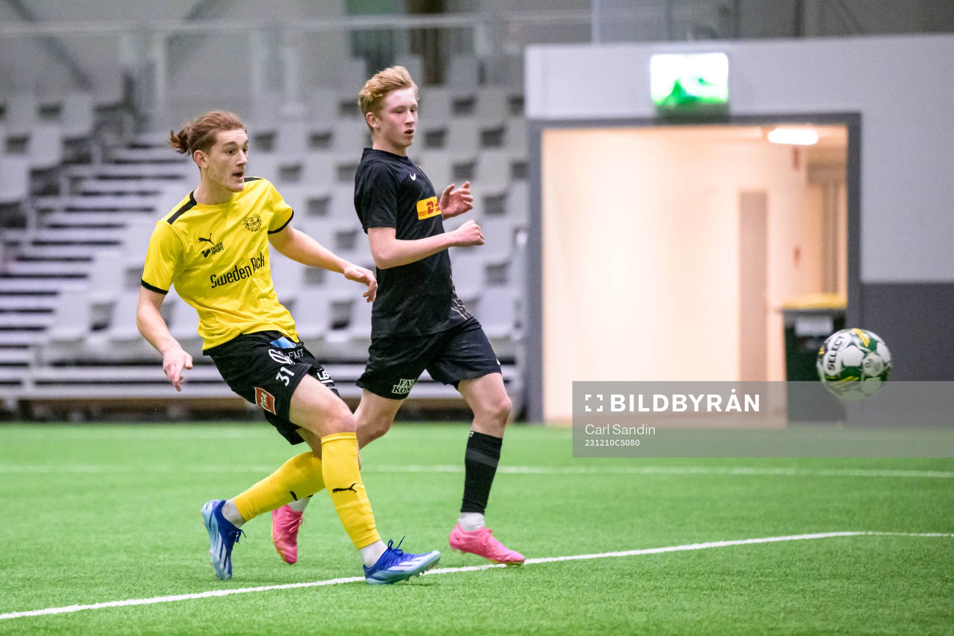Mjällbys Benjamin Alija och Nordsjällands Daniel