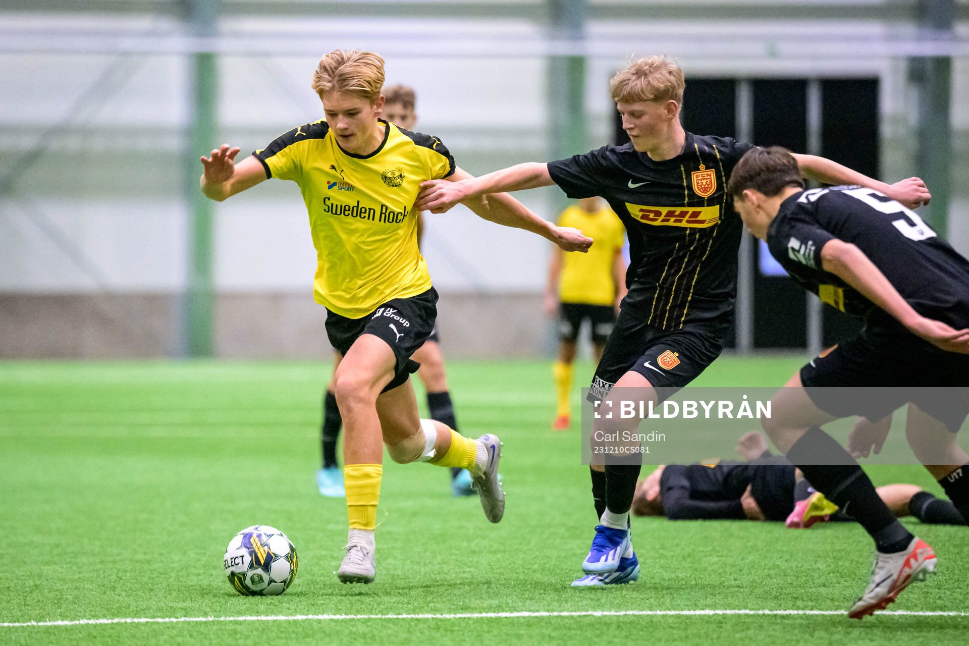 Mjällbys Isac Johansson och Nordsjällands Vilhelm