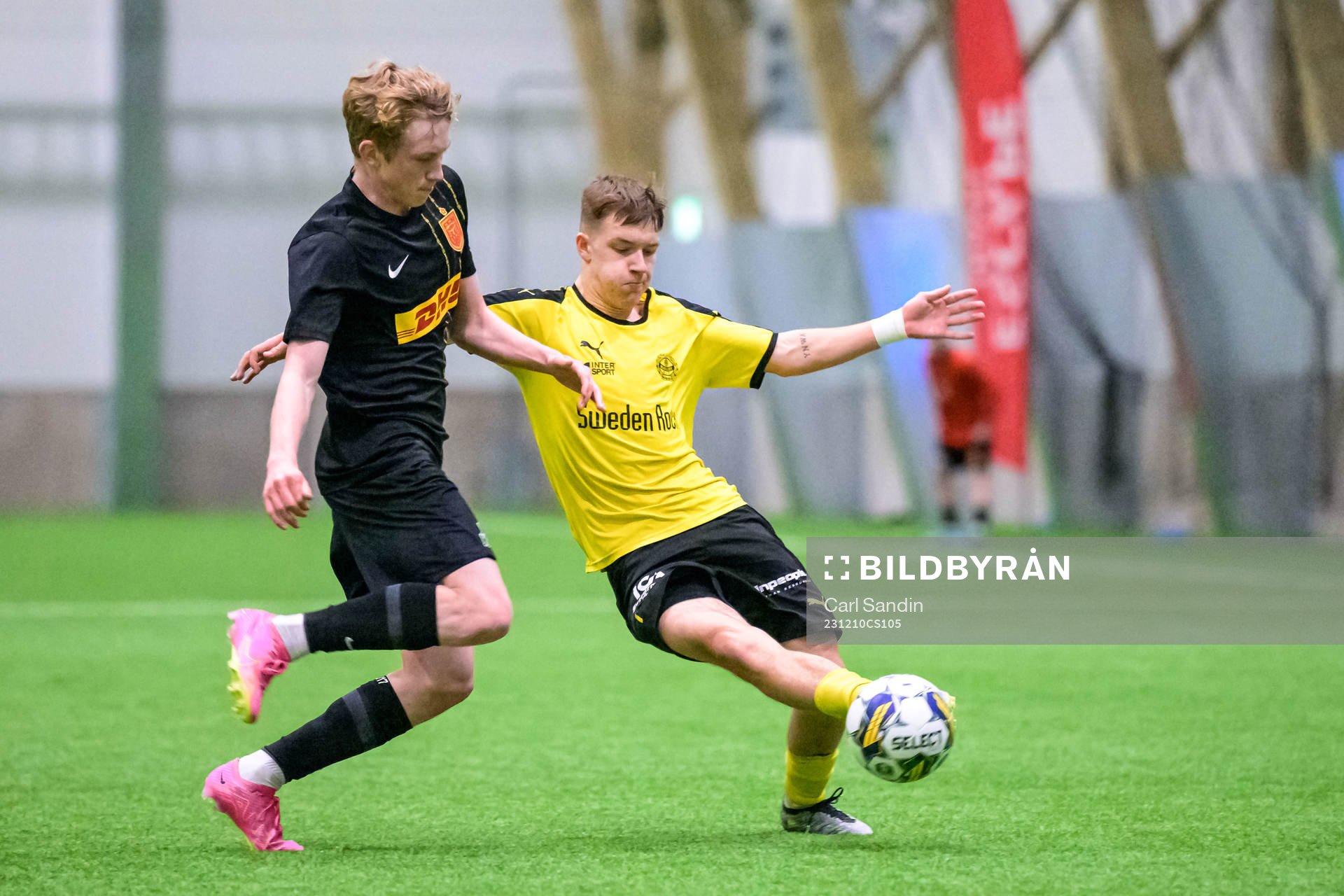 Nordsjällands Daniel Johanneson och Mjällbys Kimmen