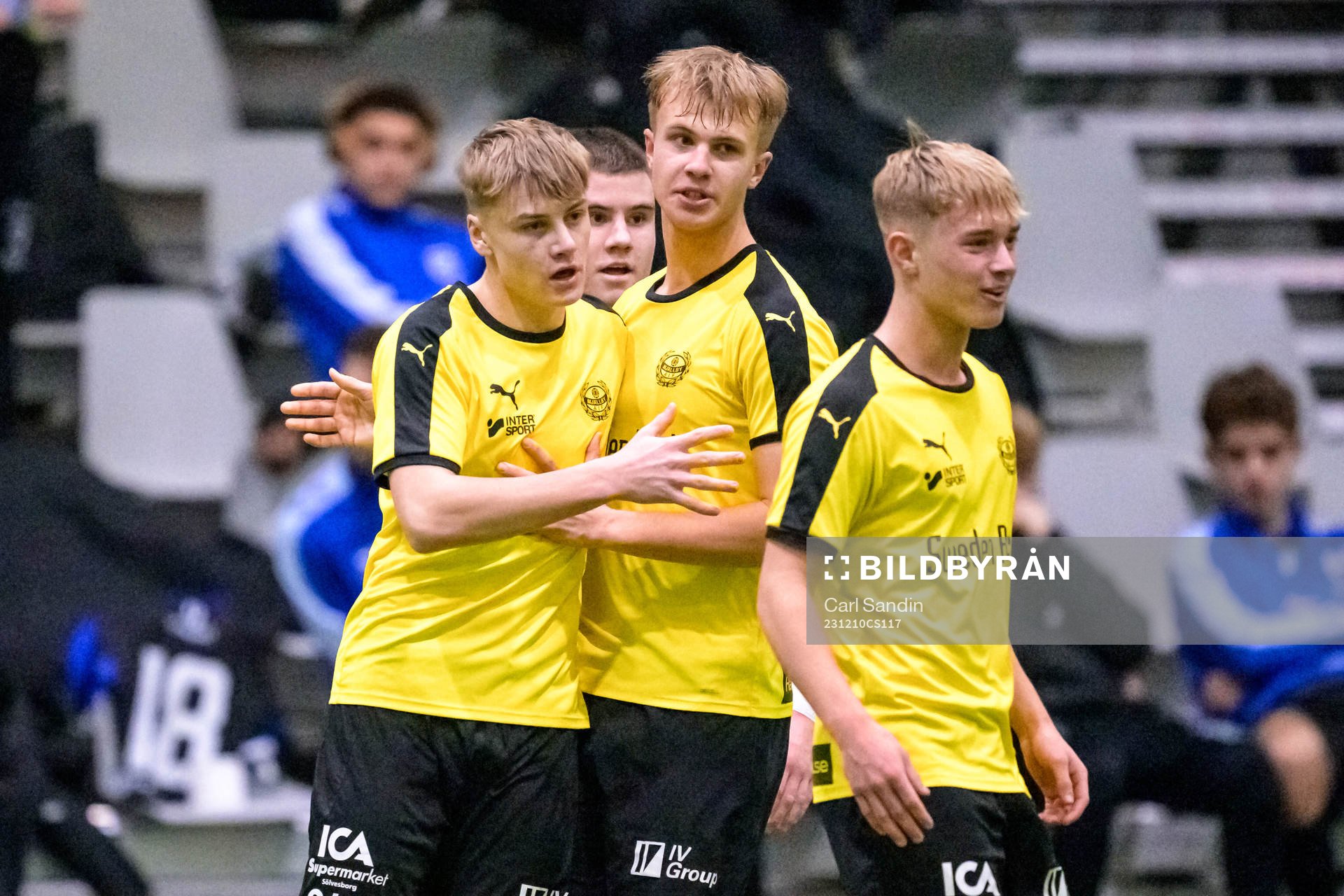 Mjällbys Lucas Nennesson jublar