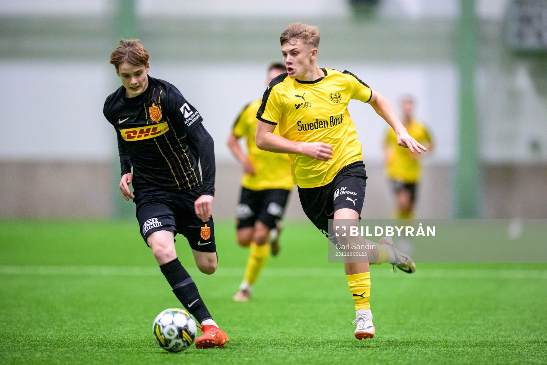 Nordsjällands Oliver Vest och Mjällbys Lucas Nennesson