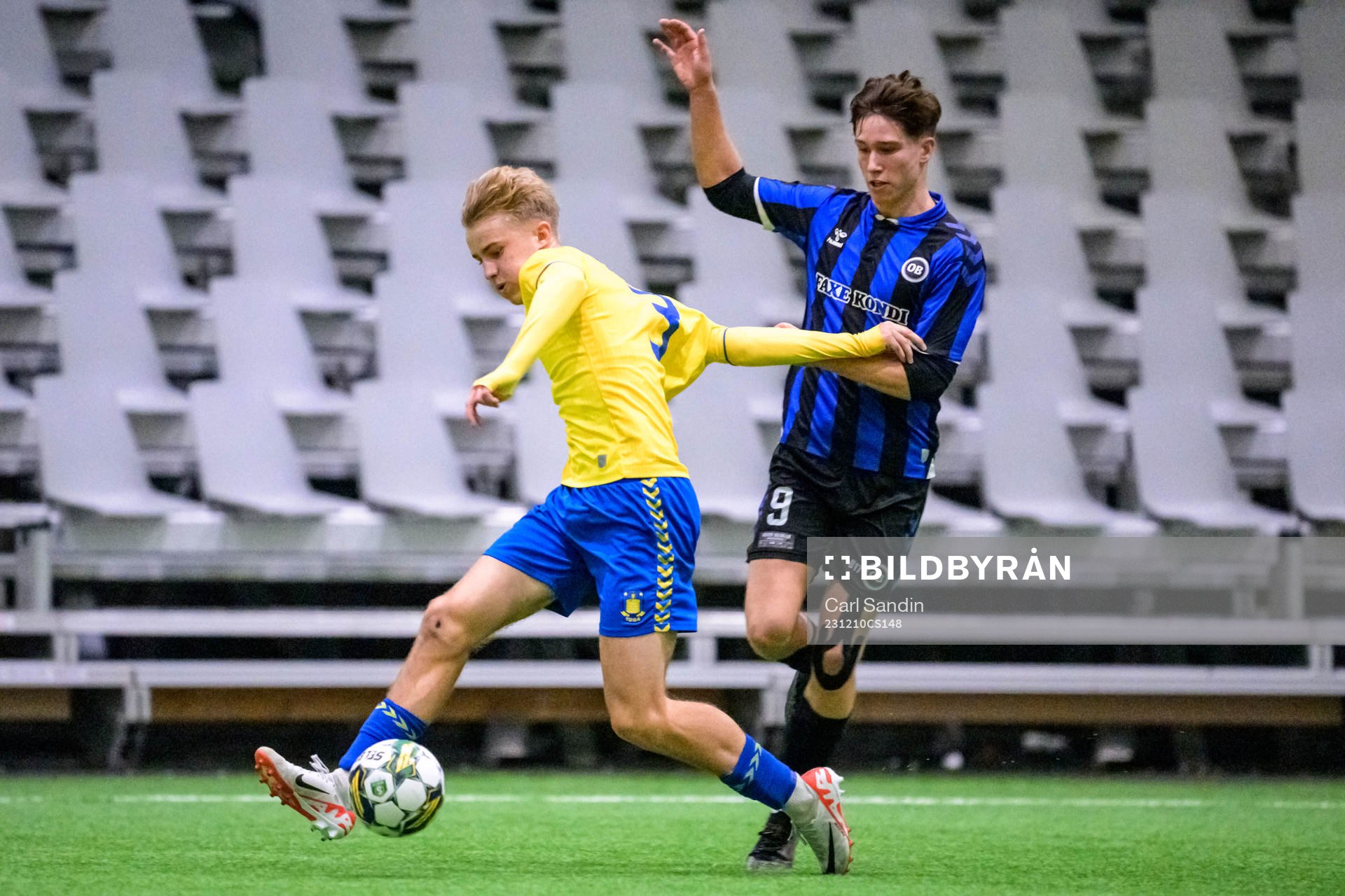 Bröndbys Philip Søndergaard och Odenses Lasse Andersen