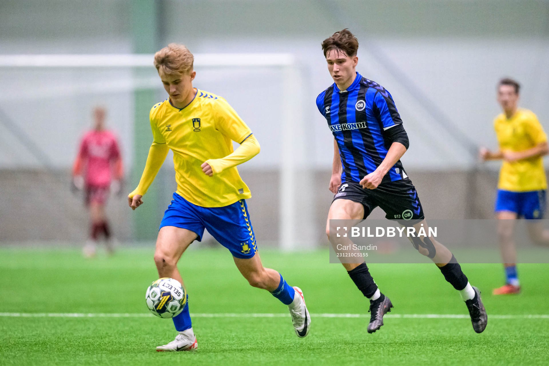 Bröndbys Philip Søndergaard och Odenses Lasse Andersen