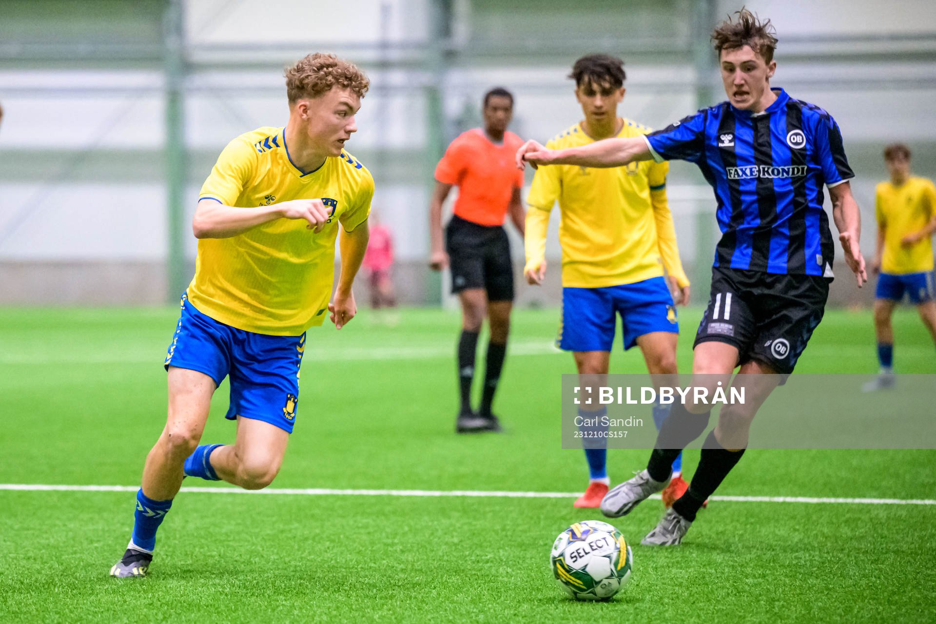 Bröndbys Waldemar Bjergfeldt och Odenses William Martin